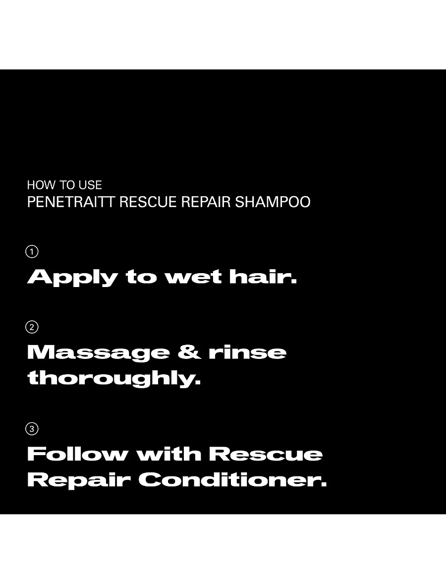 Sebastian Professional - Sebastian Professional Penetraitt Rescue Repair Shampoo 50ml - juuksed - no color - 2