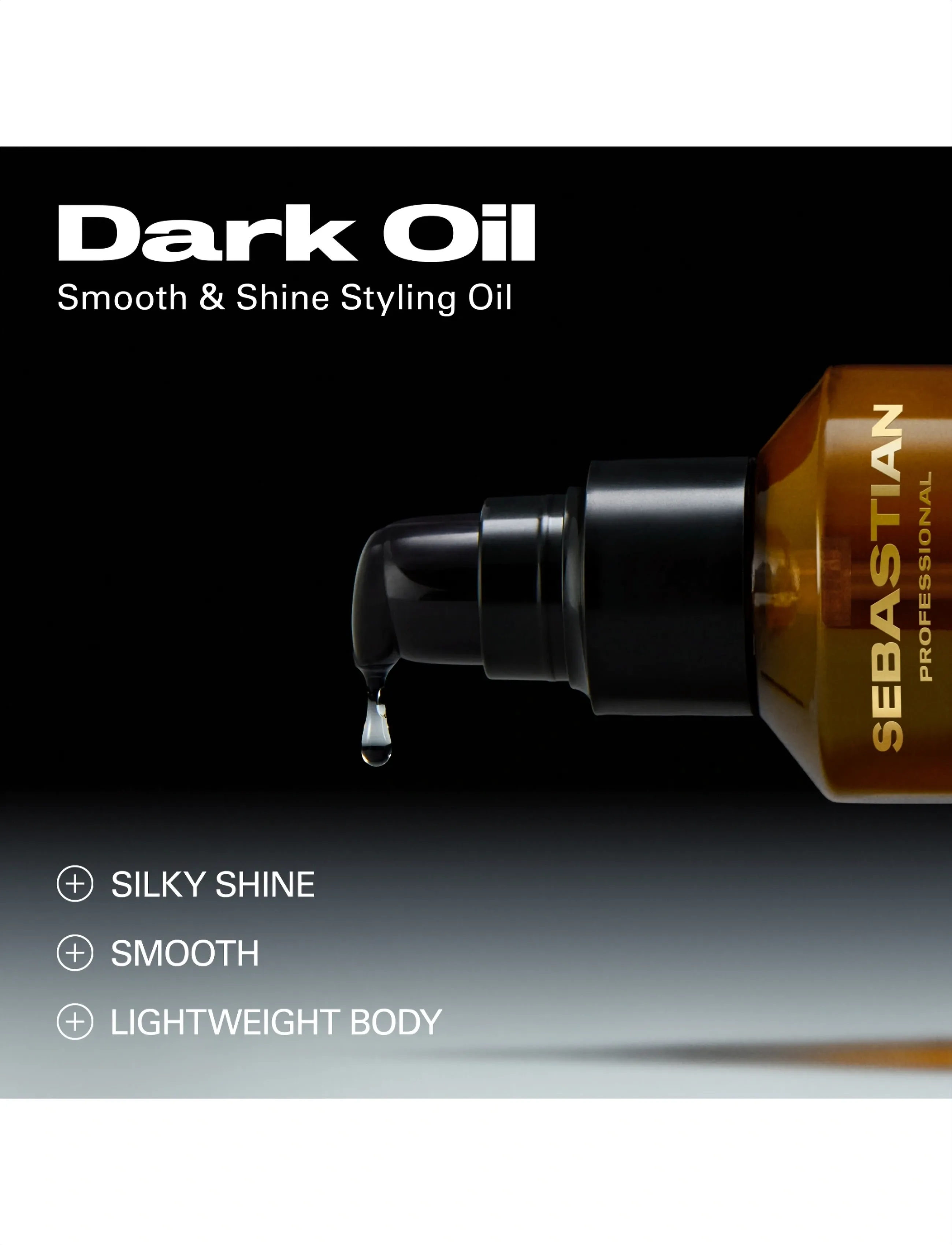 Sebastian Professional Sebastian Professional Darkoil Smooth And Shine Styling Oil 100ml, 100 ml, Nude, Pleje > Hårolie, Dame
