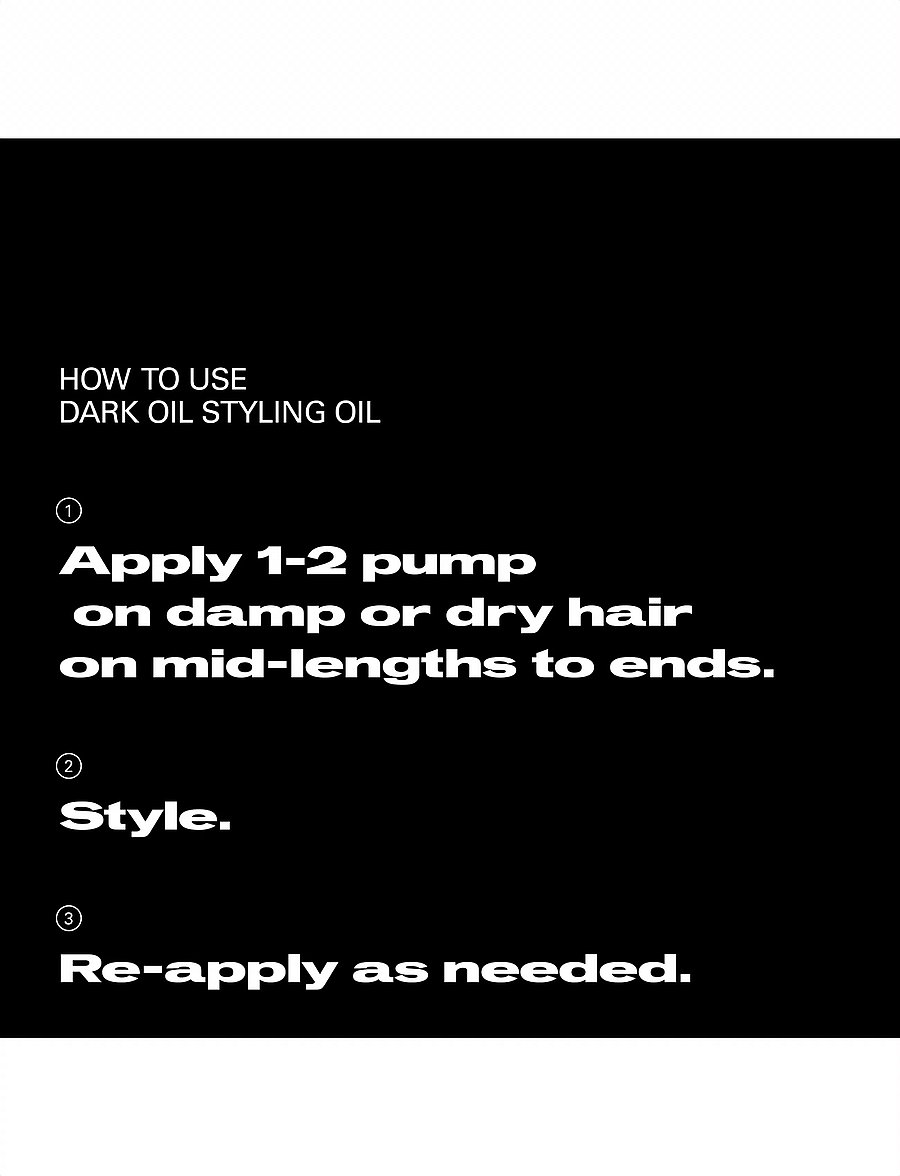 Sebastian Professional - Sebastian Professional DarkOil Smooth and Shine Styling Oil 100ml - juukseõlid - no color - 4