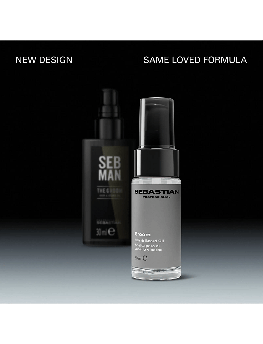 Sebastian Professional - Sebastian Professional Groom Hair & Beard Oil for Men 30ml - no color - 1