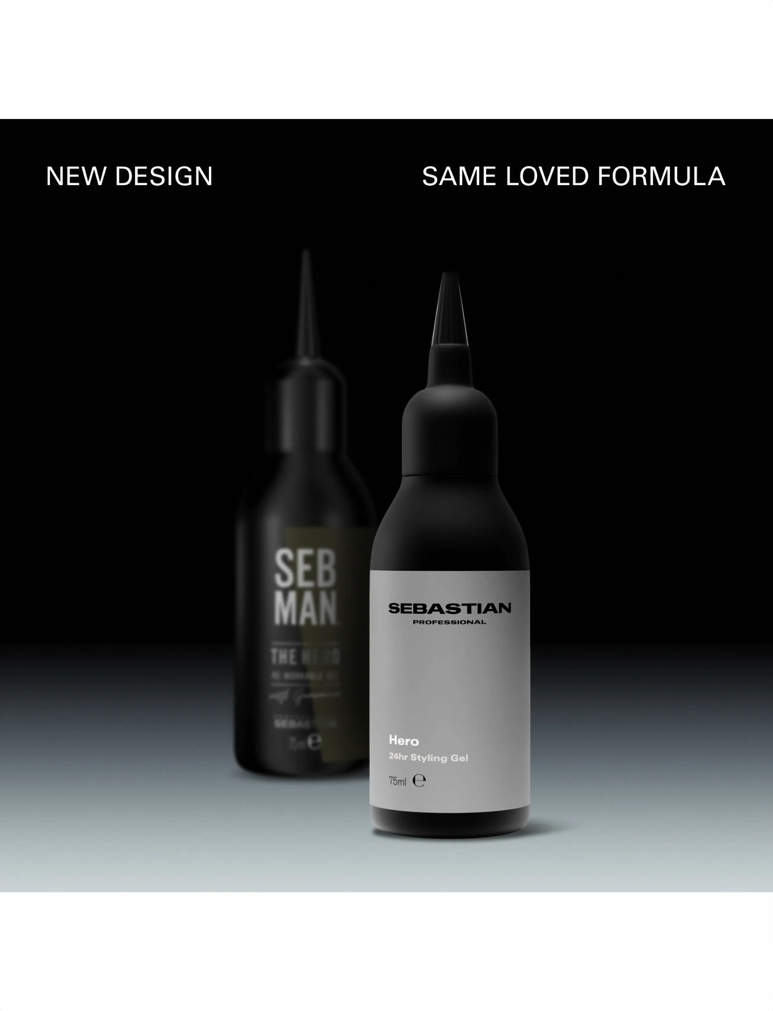 Sebastian Professional Sebastian Professional Hero Reworkable All-Day Styling Gel For Men 75ml, 75 ml, Nude, Styling > Gel, Herre