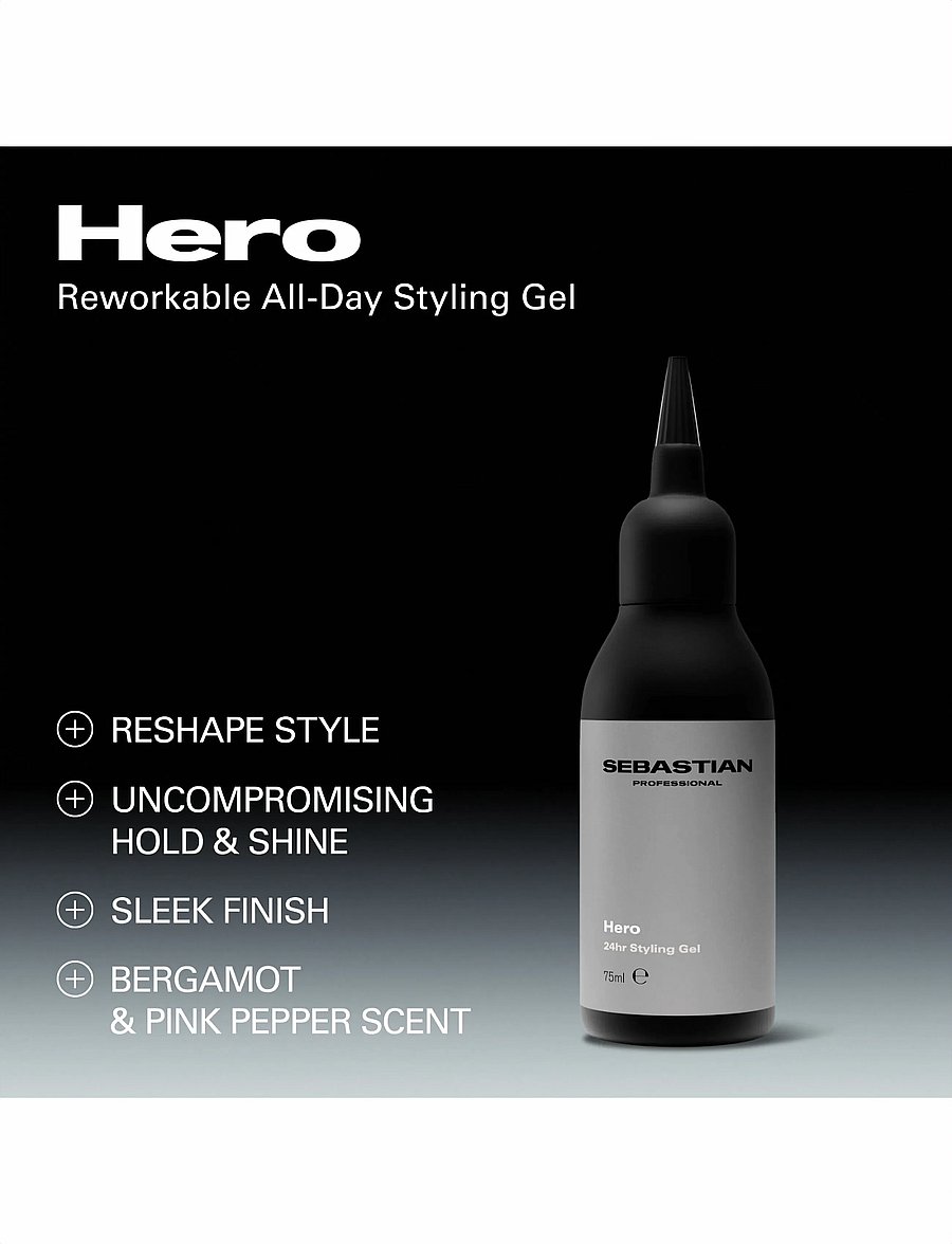 Sebastian Professional - Sebastian Professional Hero Reworkable All-day Styling Gel for Men 75ml - geel - no color - 2