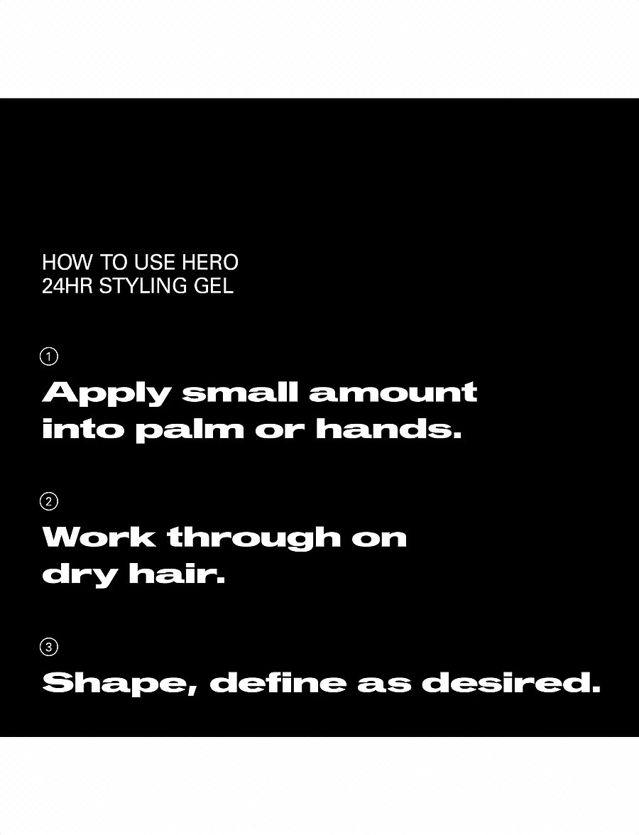 Sebastian Professional - Sebastian Professional Hero Reworkable All-day Styling Gel for Men 75ml - geel - no color - 3