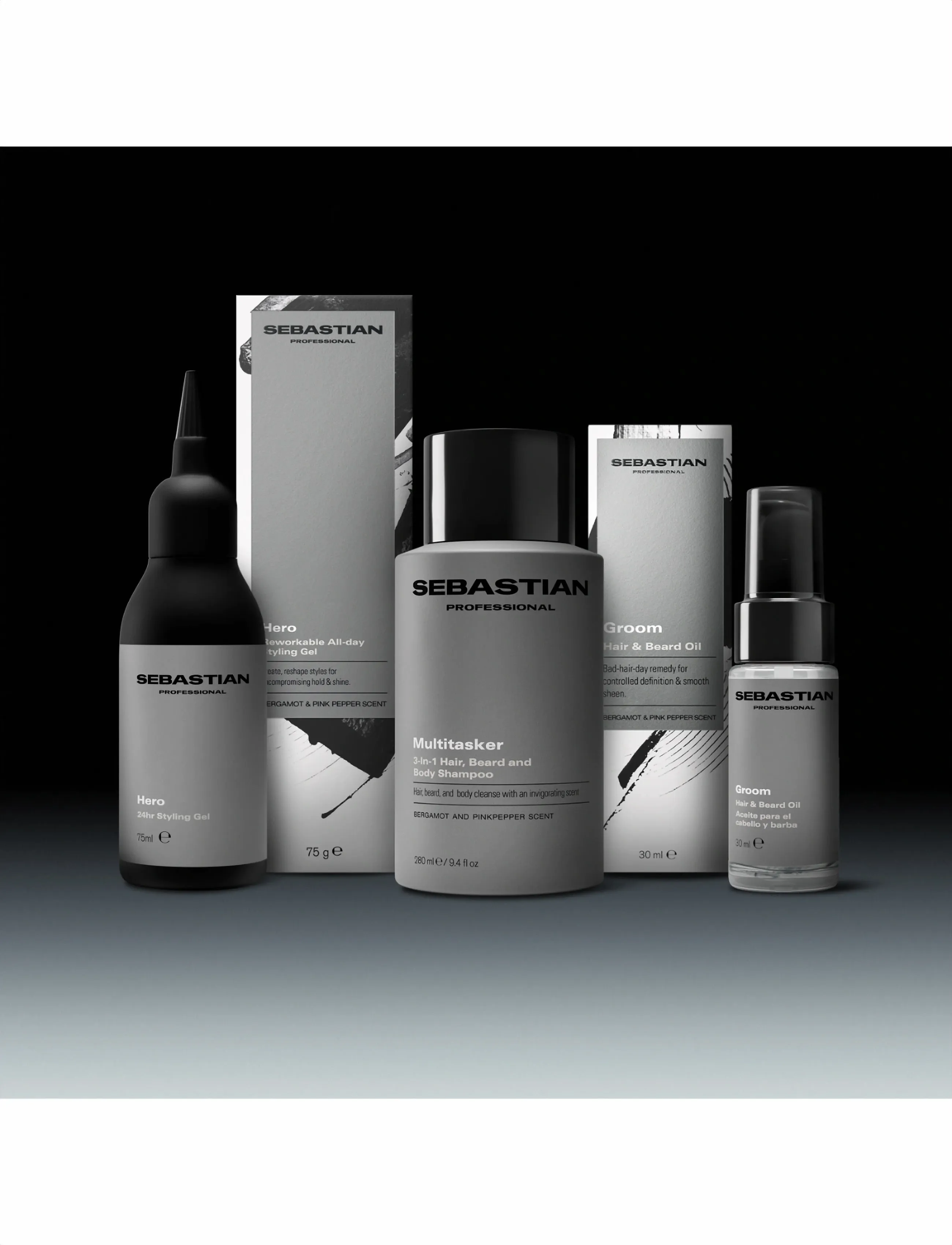 Sebastian Professional Sebastian Professional Hero Reworkable All-day Styling Gel for Men 75ml - Tänavastiil - NO COLOR / undefined