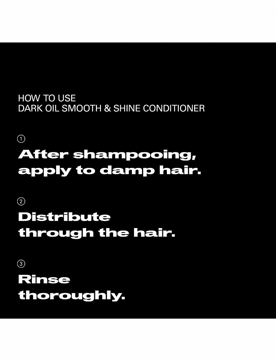 Sebastian Professional - Sebastian Professional DarkOil Smooth and Shine Conditioner 200ml - palsam - no color - 3