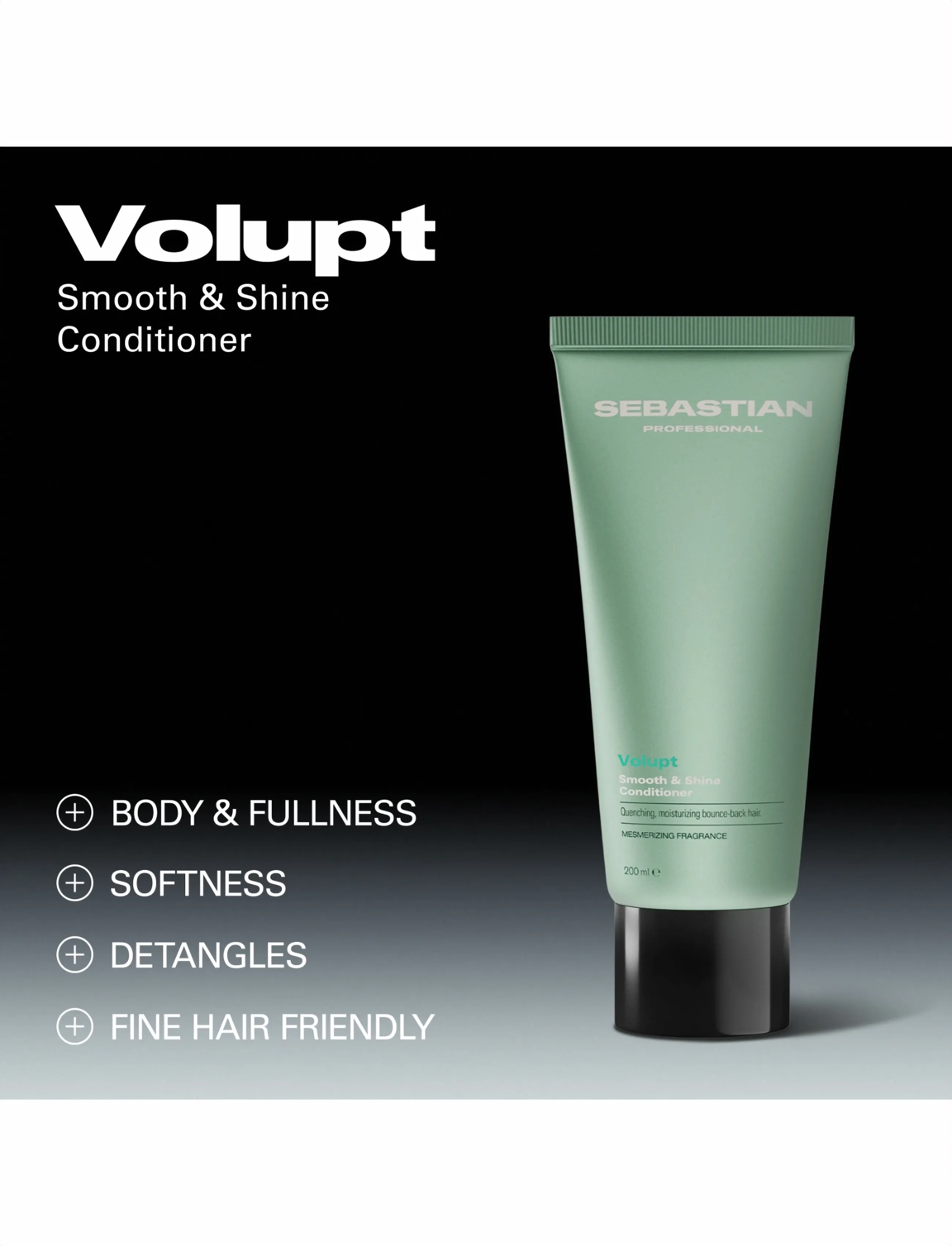 Sebastian Professional - Sebastian Professional Volupt Max Volumizing Conditioner 200ml - palsam - no color - 2