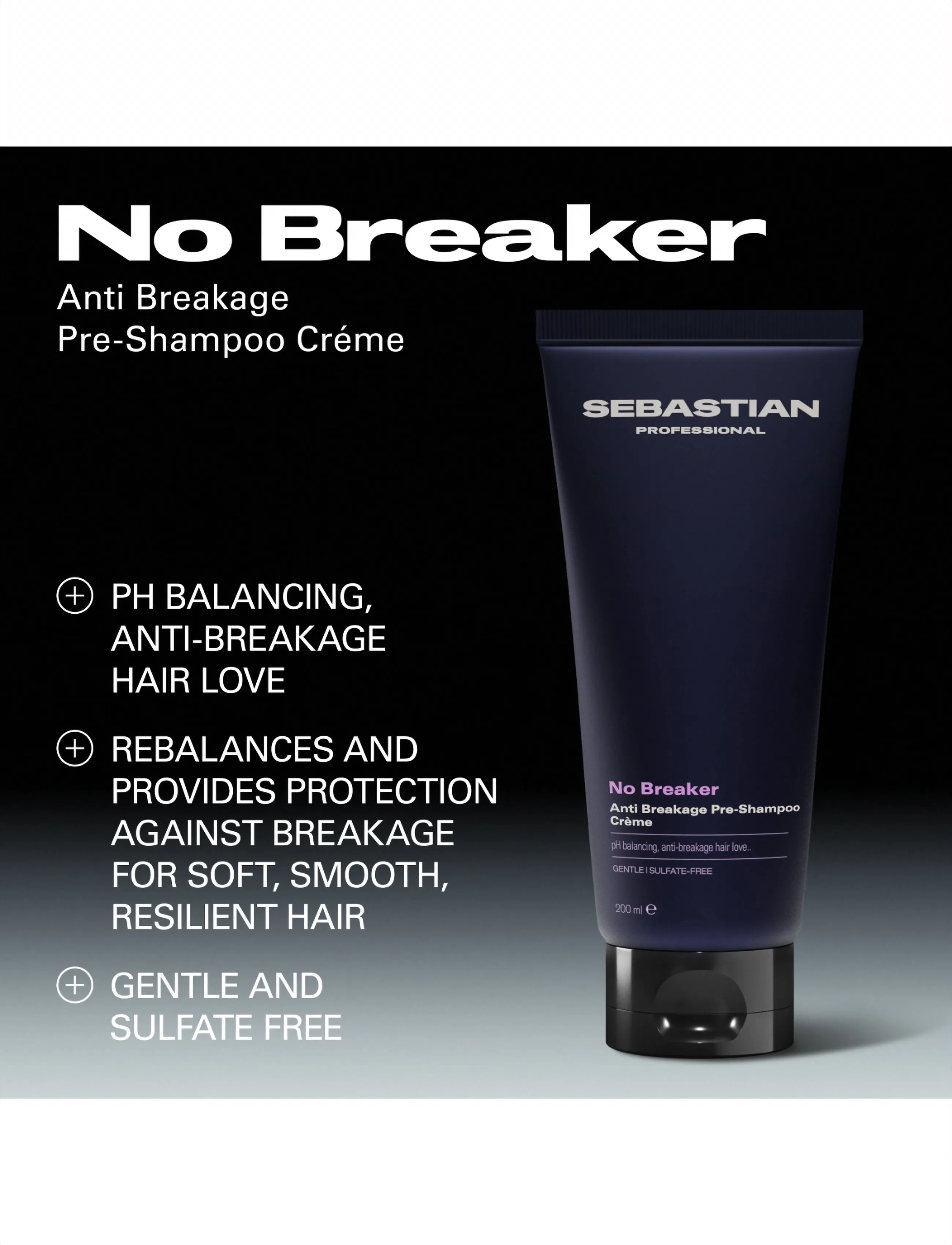 Sebastian Professional - Sebastian Professional No.Breaker Bonding Pre-shampoo Creme 200ml - sjampó - no color - 4