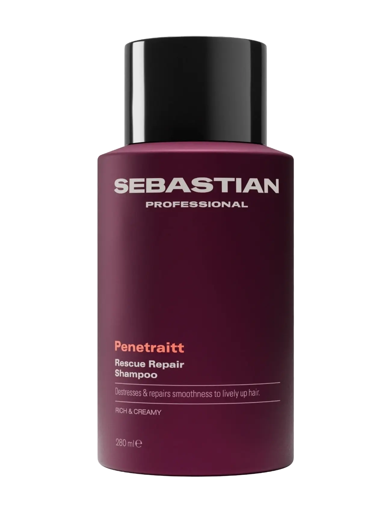 Sebastian Professional Penetraitt Rescue Repair Shampoo 280Ml, Shampoo, Nude, Str: 280 ML