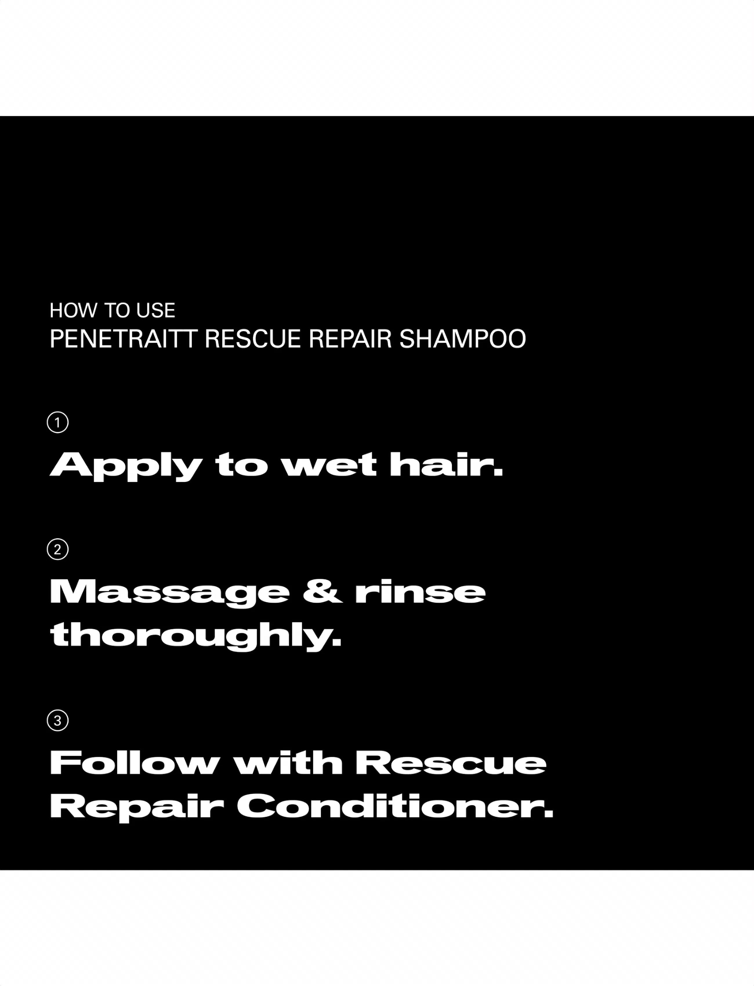 Sebastian Professional - Sebastian Professional Penetraitt Rescue Repair Shampoo 280ml - hårpleje - no color - 3