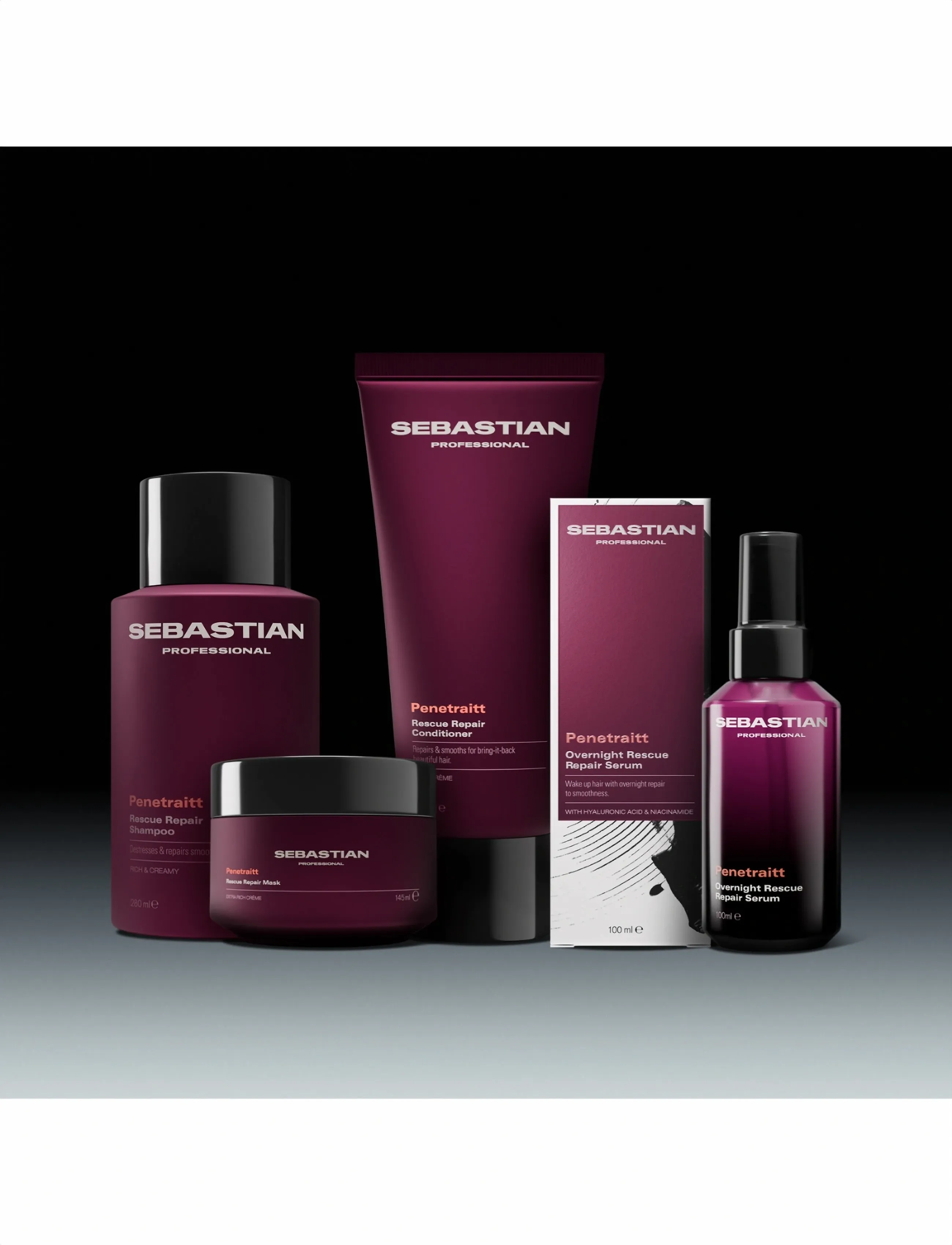 Sebastian Professional Sebastian Professional Penetraitt Rescue Repair Shampoo 280ml - Streetstyle - NO COLOR / undefined