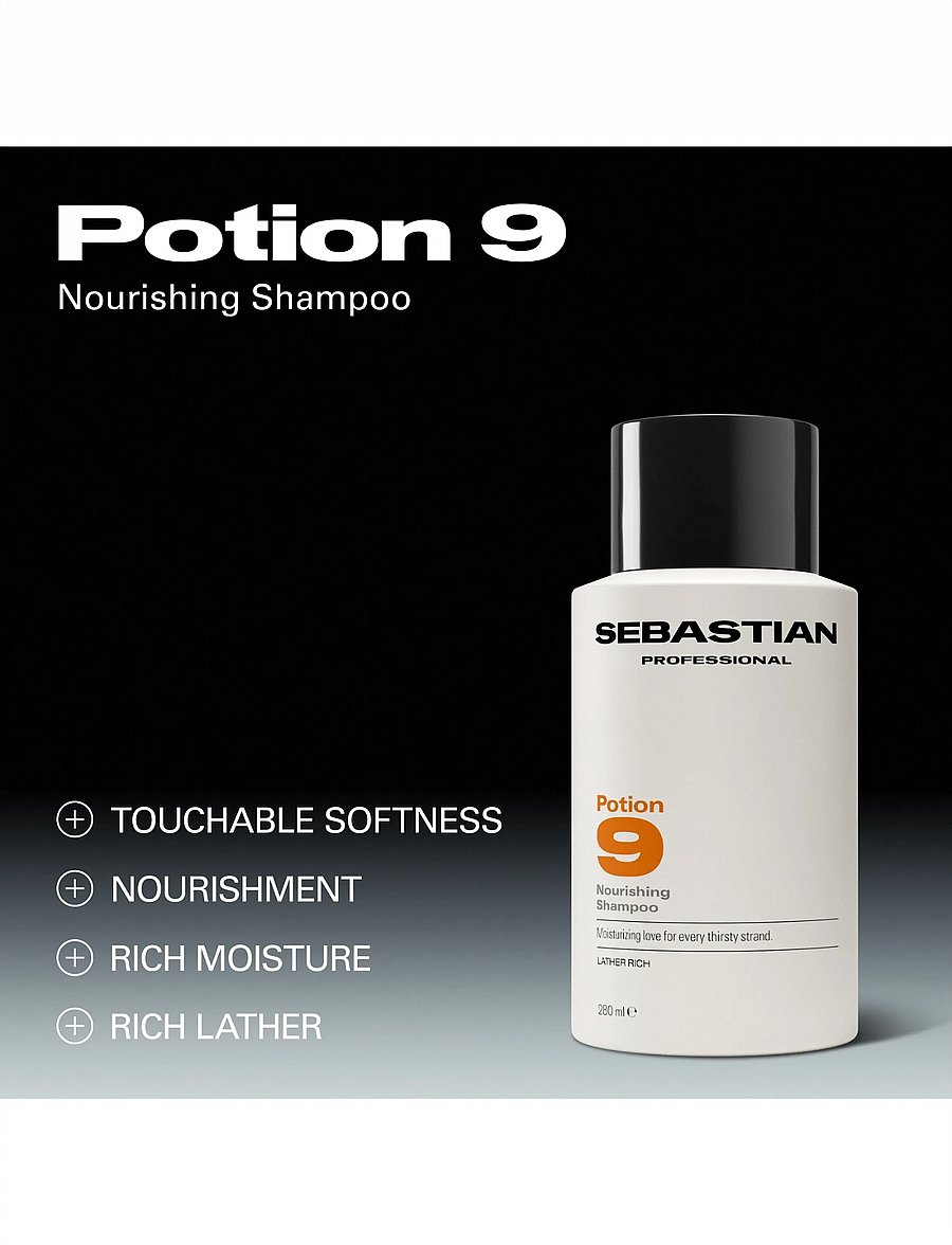 Sebastian Professional - Sebastian Professional Potion 9 Nourishing Shampoo 280ml - Šampoon - no color - 2