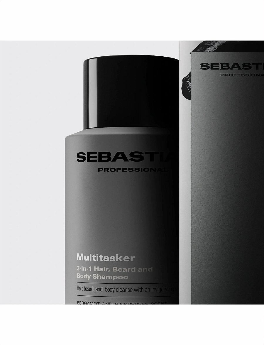 Sebastian Professional - Sebastian Professional Multitasker for Men 3-in-1 Hair, Beard and Body Shampoo 280ml - no color - 5