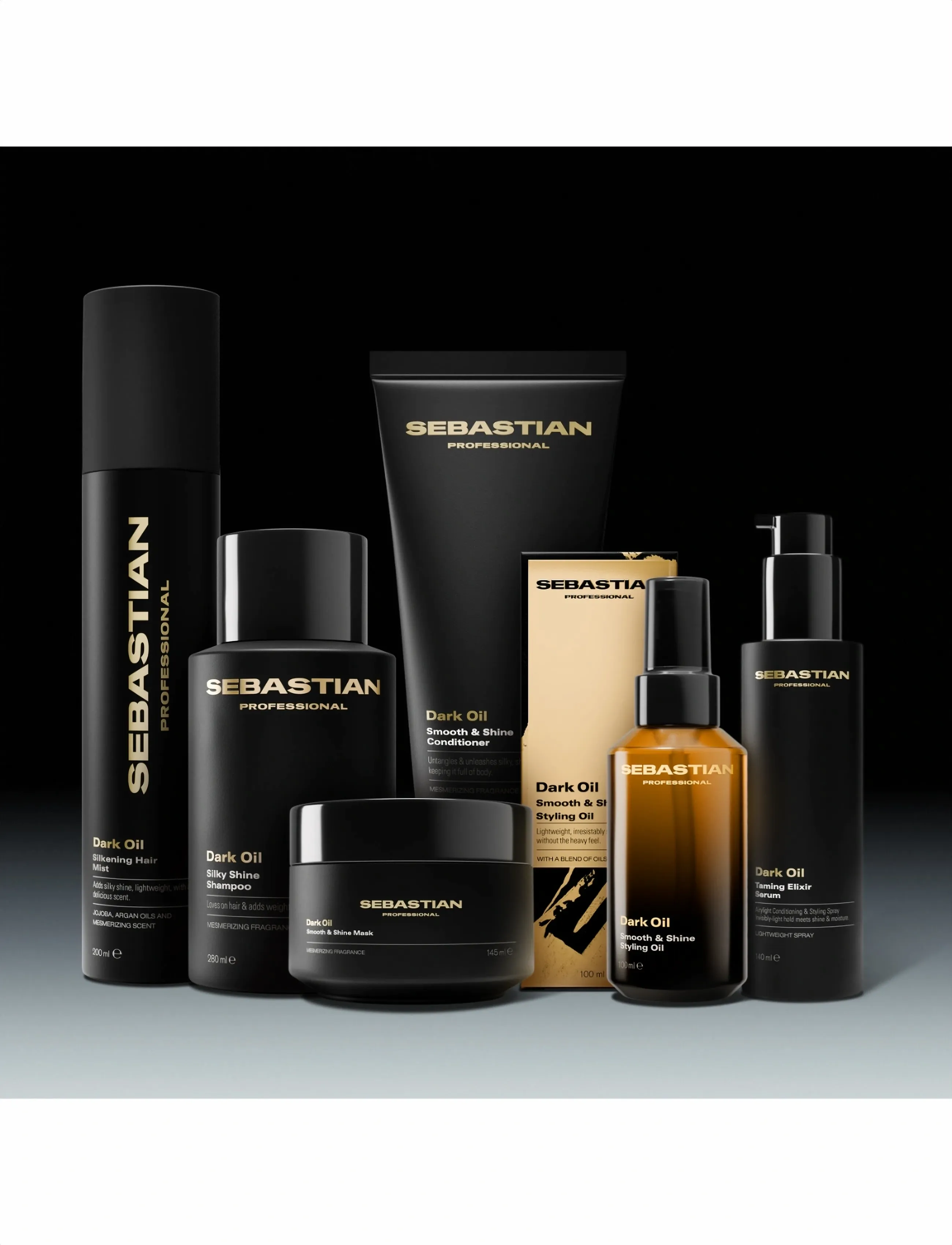 Sebastian Professional - Sebastian Professional DarkOil Taming Elixir Serum 140ml - hårserum - no color - 4