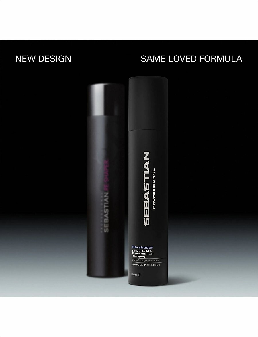 Sebastian Professional - Sebastian Professional Reshaper Strong Hold & Touchable Feel Hairspray 300ml - pihusti - no color - 4