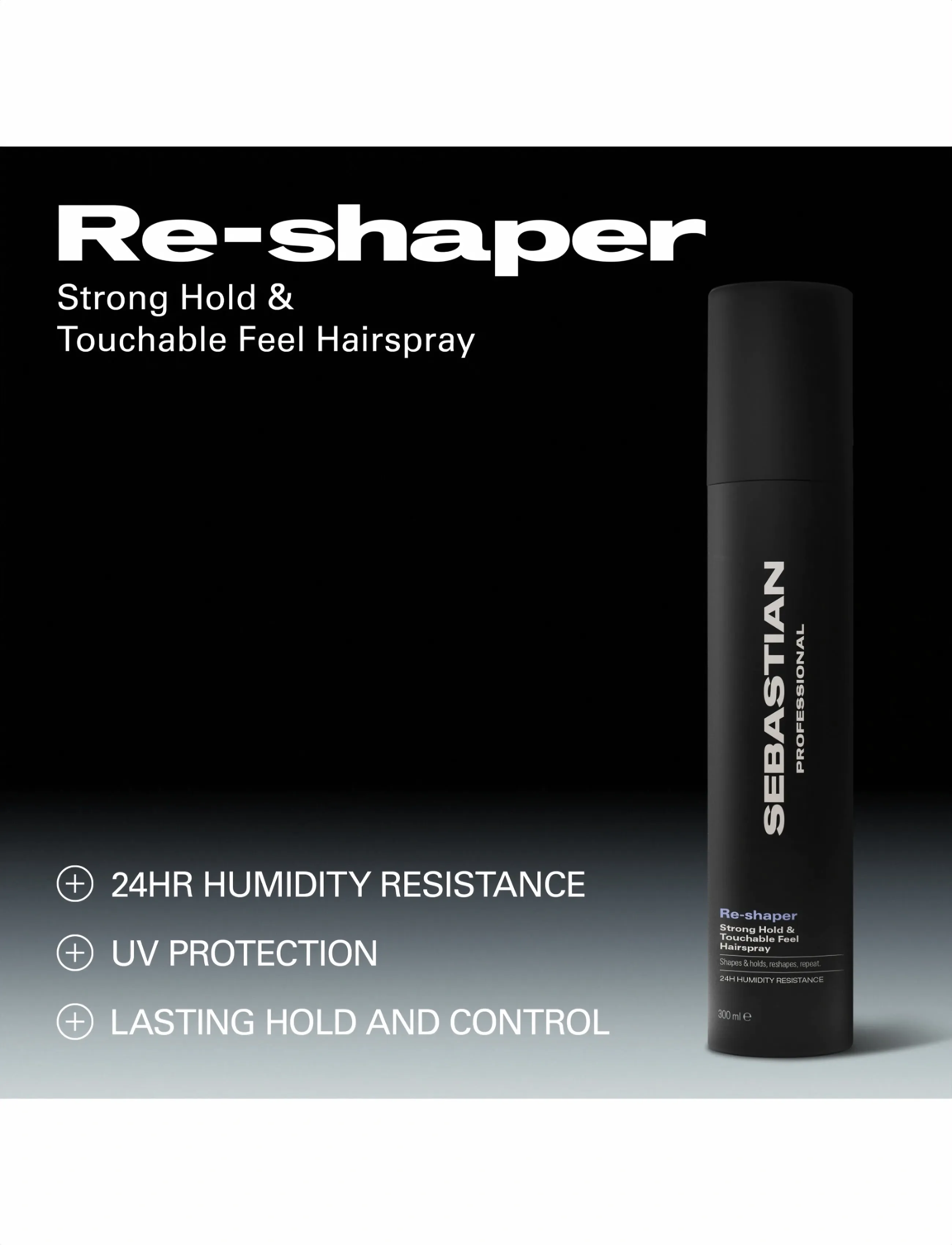 Sebastian Professional - Sebastian Professional Reshaper Strong Hold & Touchable Feel Hairspray 300ml - styling - no color - 5