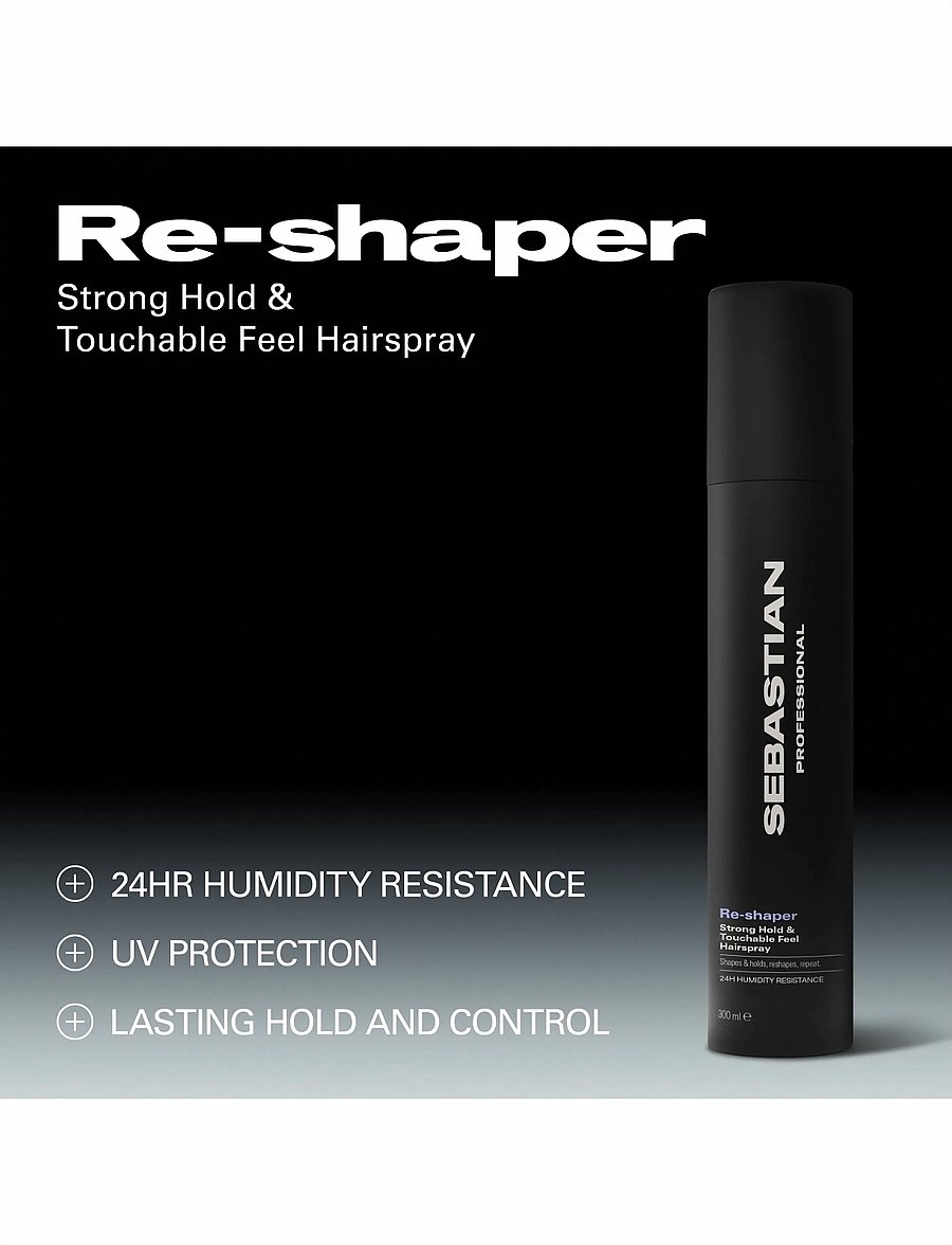 Sebastian Professional - Sebastian Professional Reshaper Strong Hold & Touchable Feel Hairspray 300ml - pihusti - no color - 5