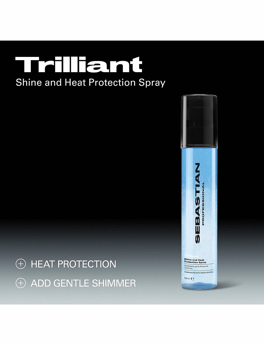 Sebastian Professional - Sebastian Professional Trilliant Shine and Heat Protection Spray 150ml - säraspreid - no color - 2