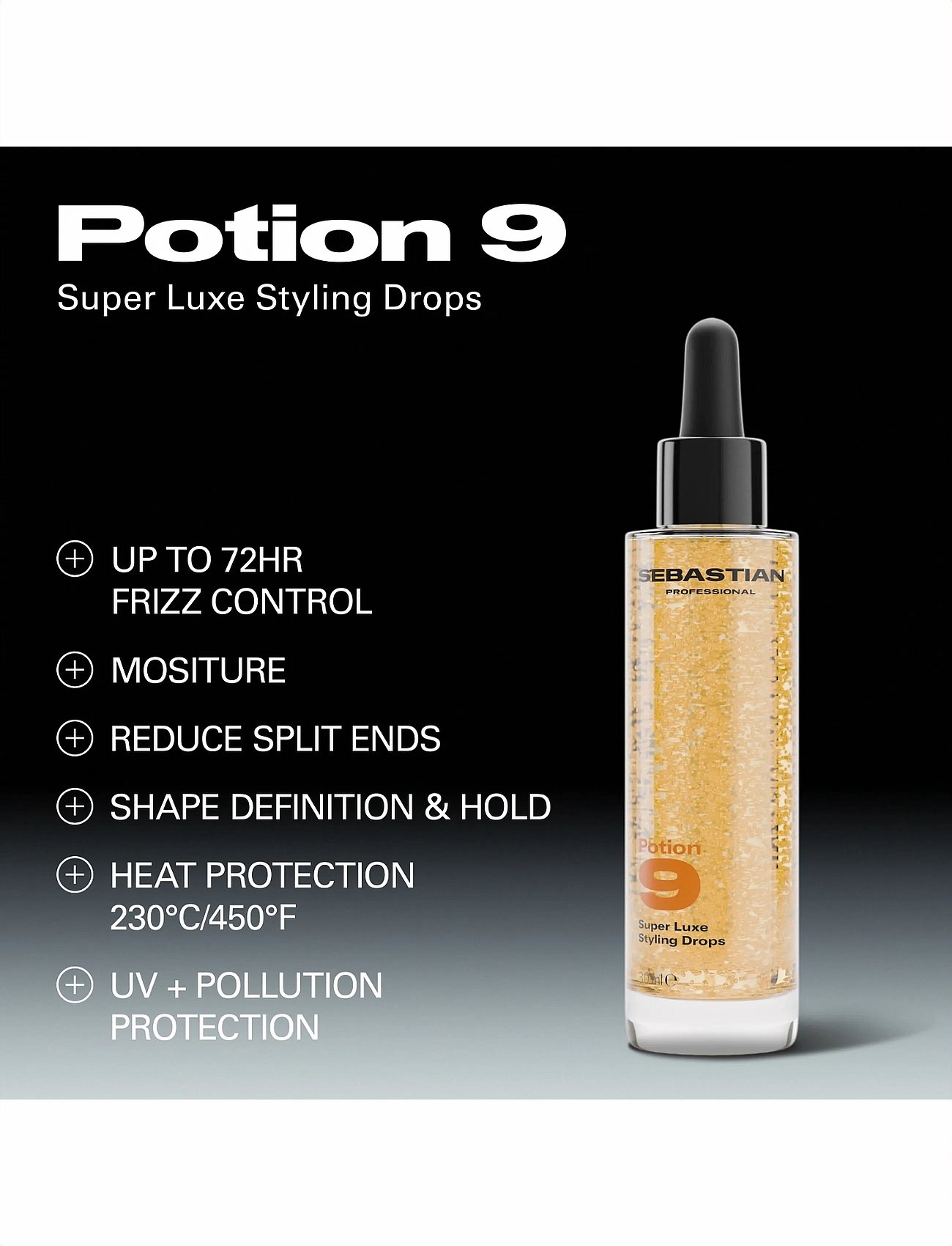 Sebastian Professional Potion 9 Super Luxe Styling Drops 30ml - NO COLOR