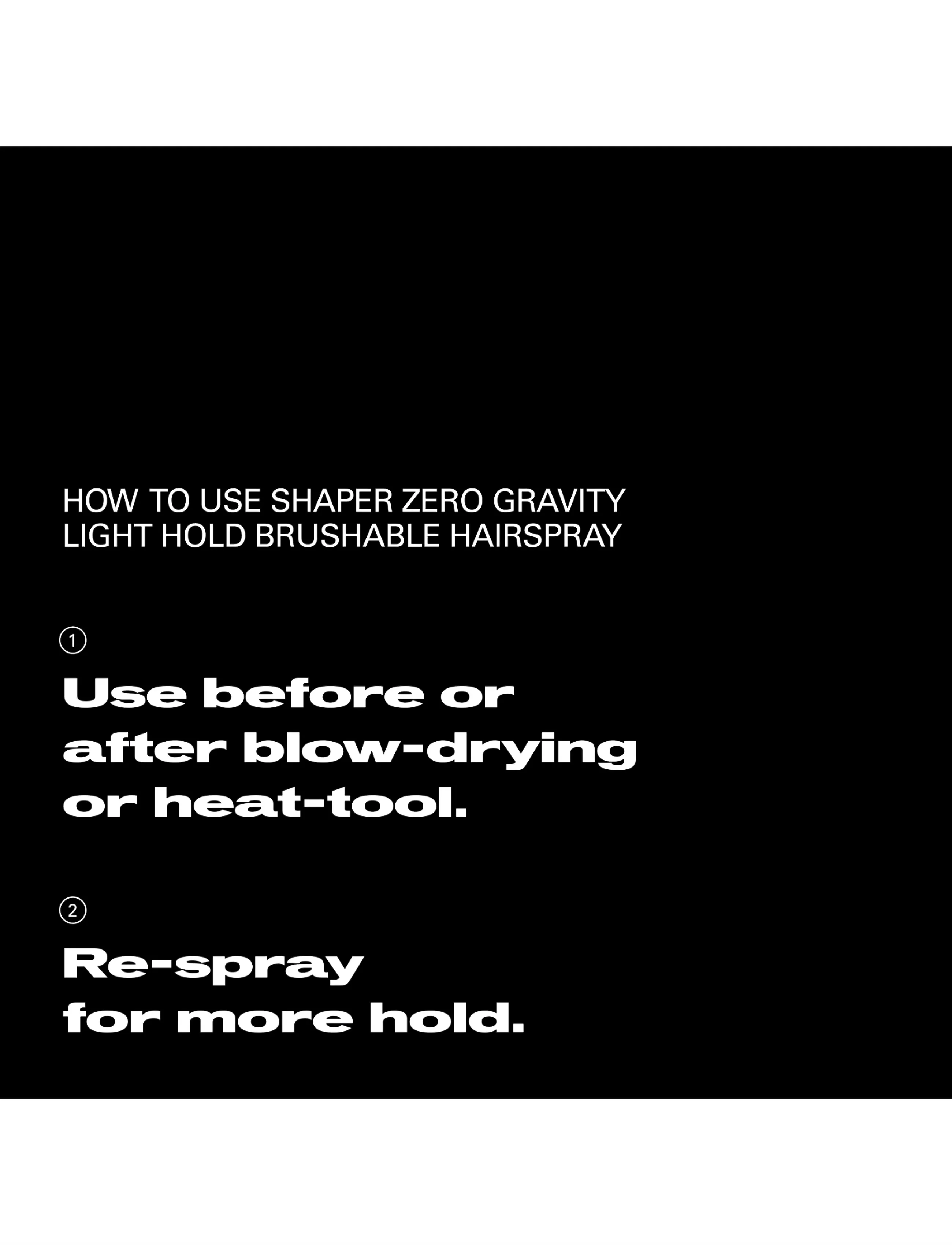 Sebastian Professional - Sebastian Professional Shaper Zero Gravity Light Hold Hairspray 300ml - styling - no color - 4