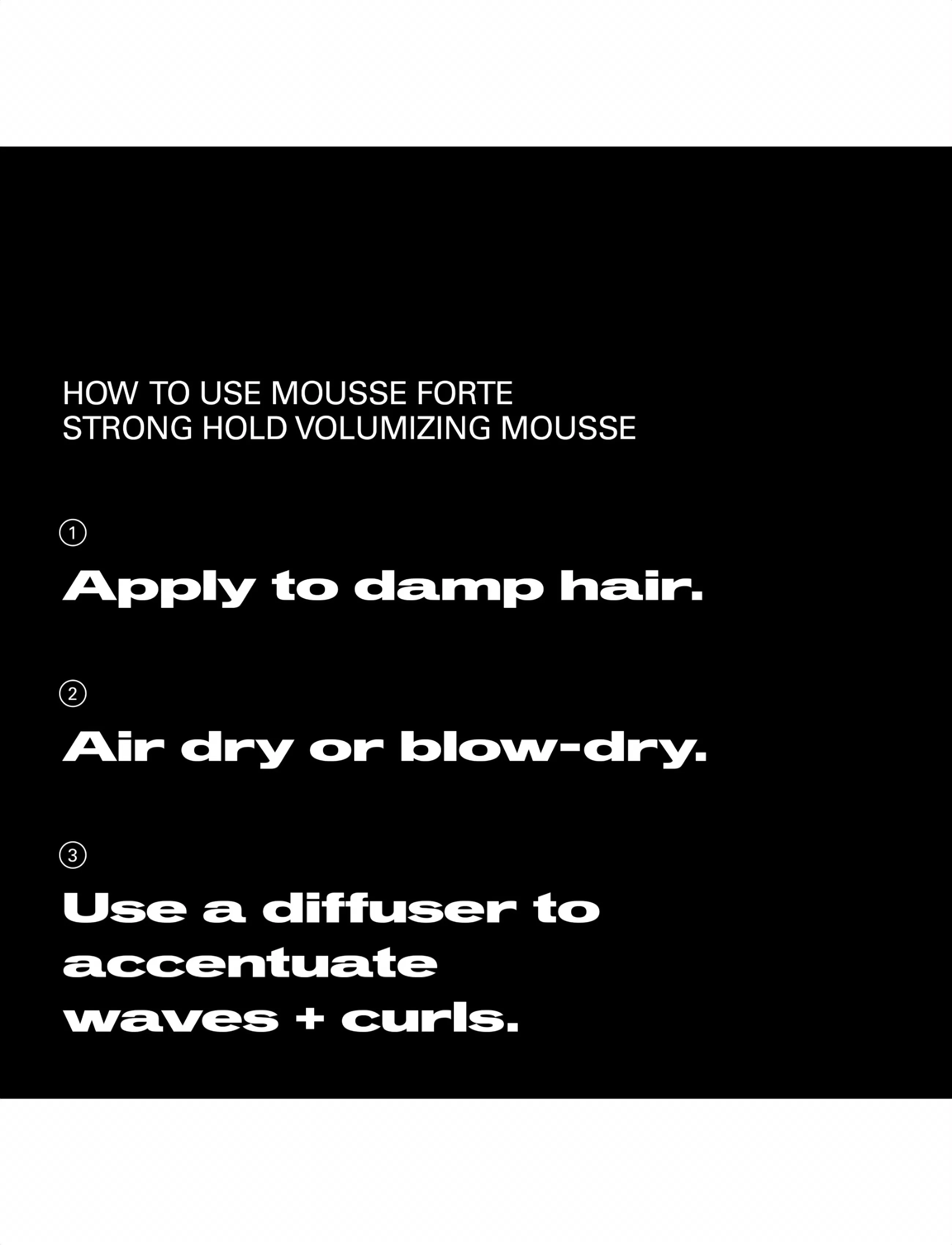 Sebastian Professional - Sebastian Professional Mousse Forte Strong Hold Volumizing Mousse 200ml - volumenspray - no color - 5