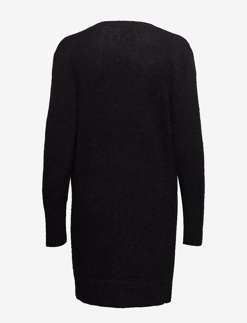 Second Female - Brook Knit Cape - koftor - black - 2