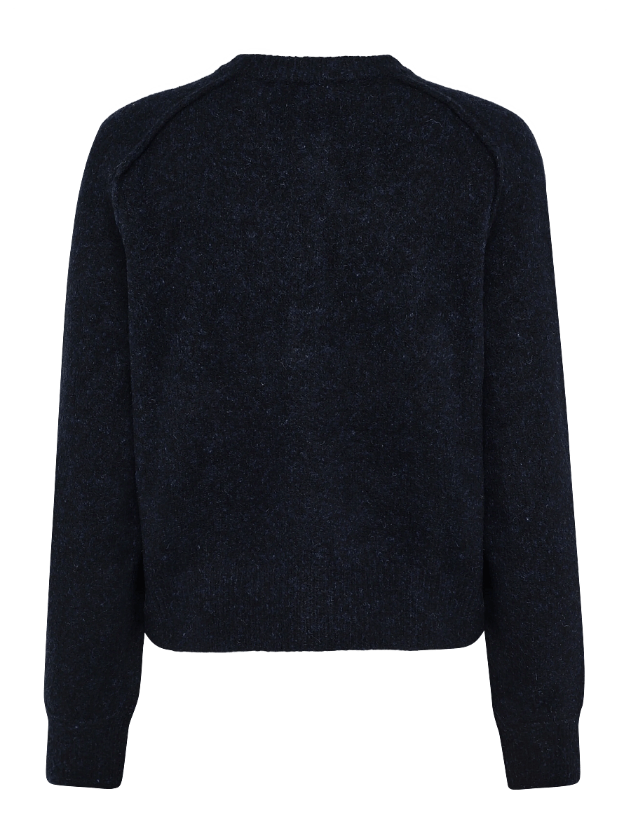 Second Female - Banja Knit Raglan Cardigan - kardiganid - carbon - 1