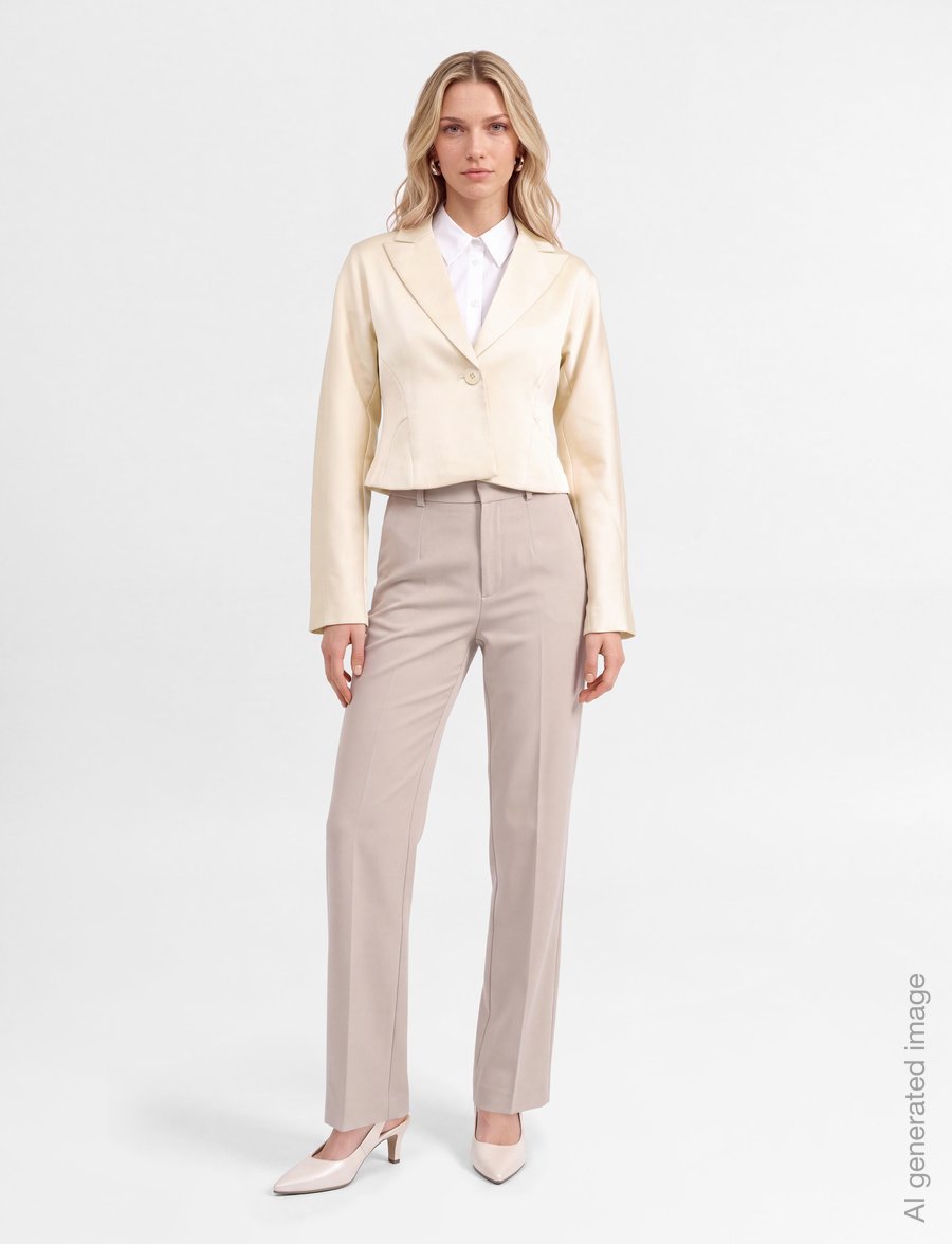 Second Female - Dazzle Blazer - cropped blazers - jet stream - 0