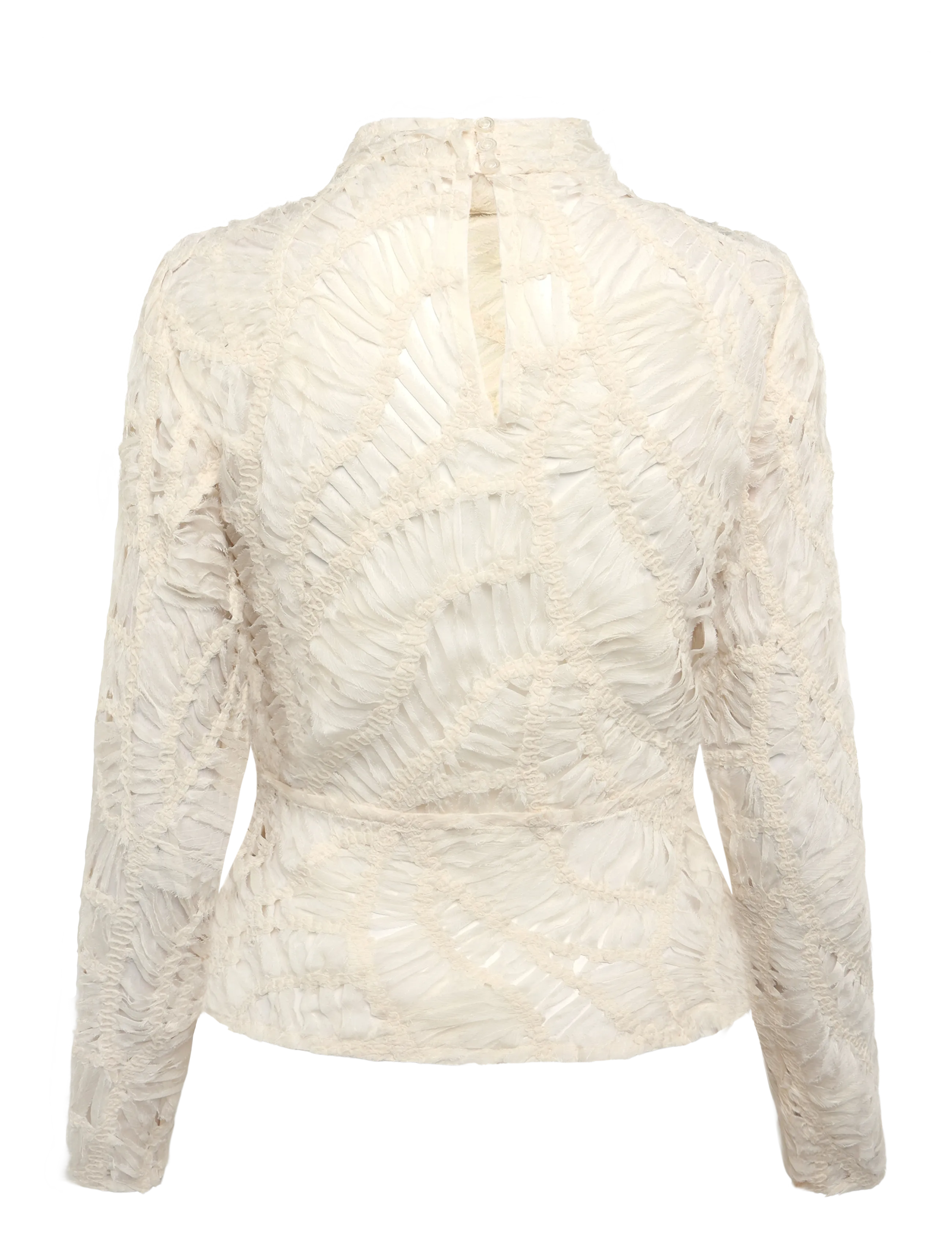 Second Female - Sibelle Blouse - långärmade blusar - jet stream - 1