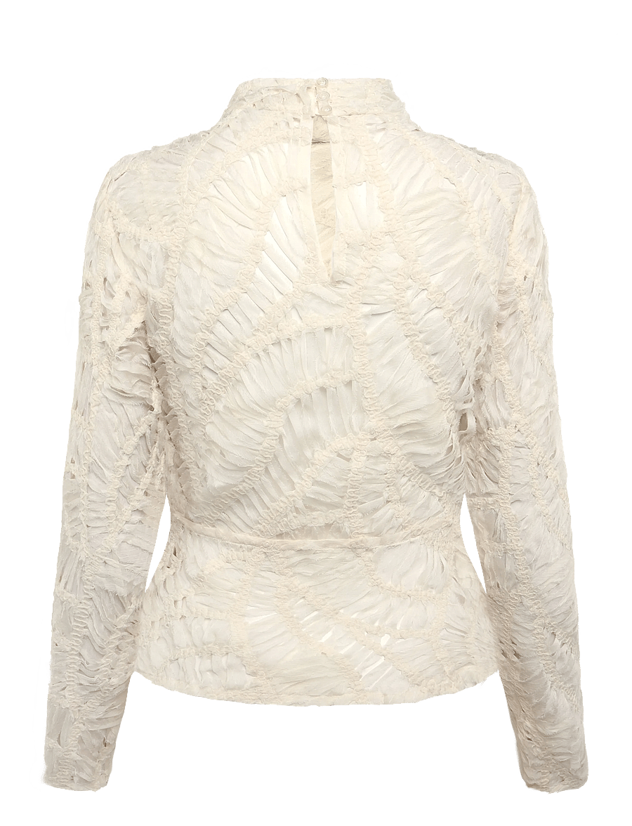 Second Female - Sibelle Blouse - långärmade blusar - jet stream - 1