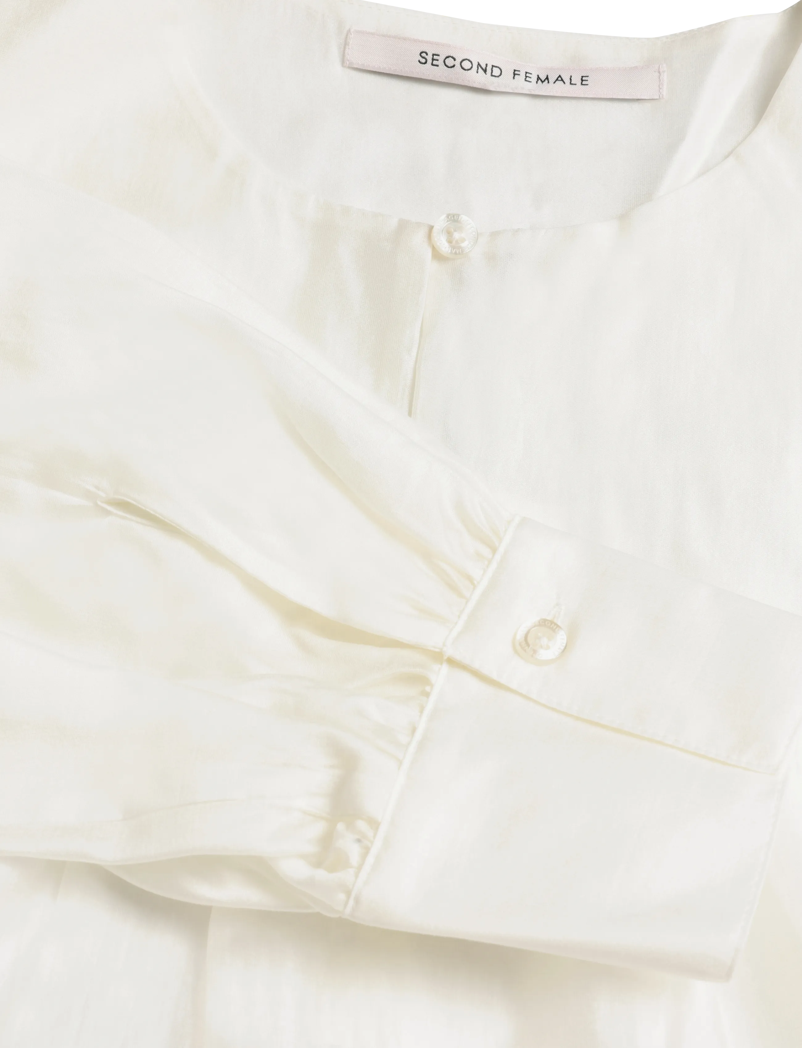Second Female - Dream Ruffle Blouse - pikkade varrukatega pluusid - jet stream - 2