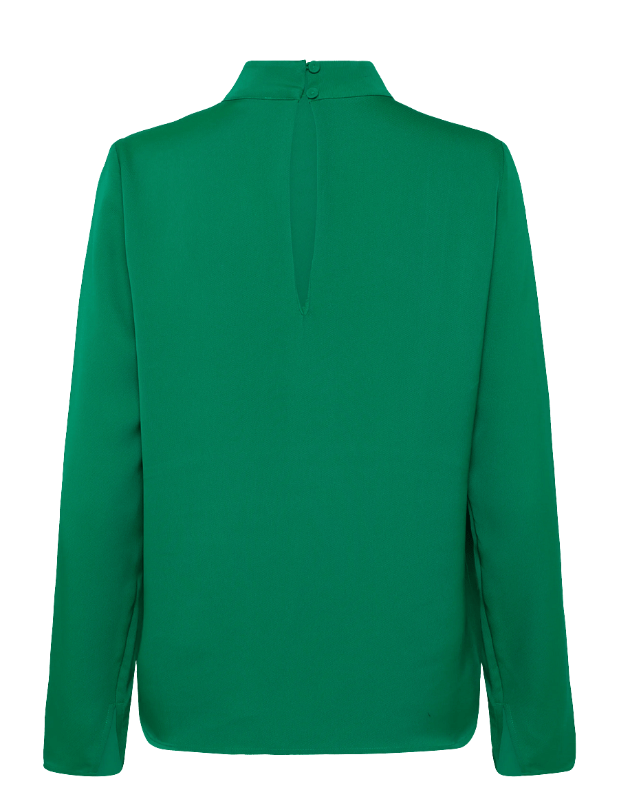 Second Female - Glara Blouse - långärmade blusar - lush meadow - 1