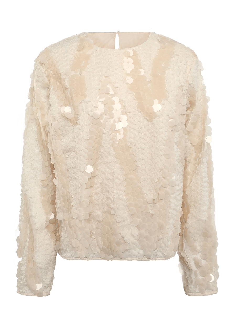 Second Female - Glimmer Blouse - langärmelige blusen - jet stream - 0