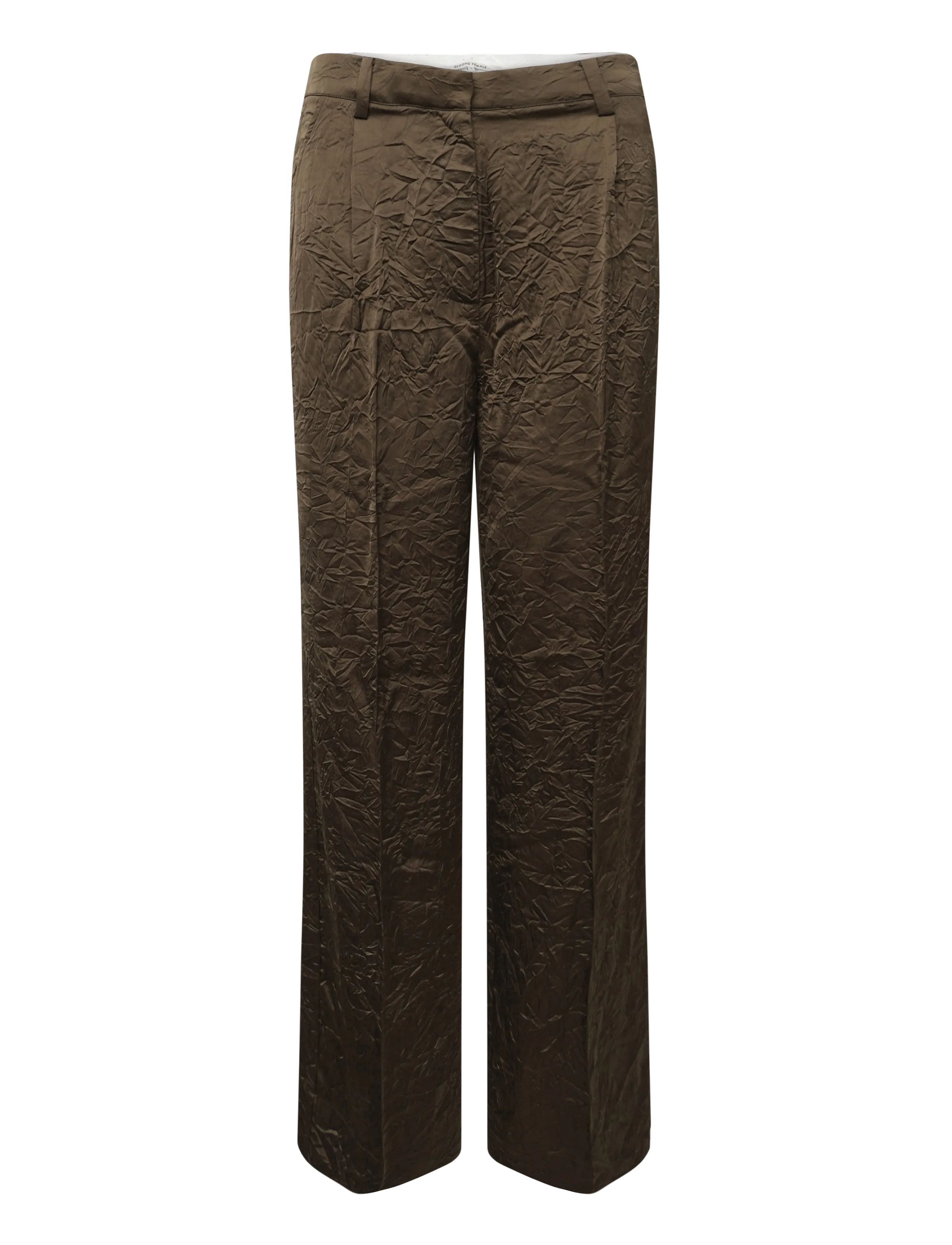 Second Female Elia Straight Trousers - Popular brands - WREN / brown