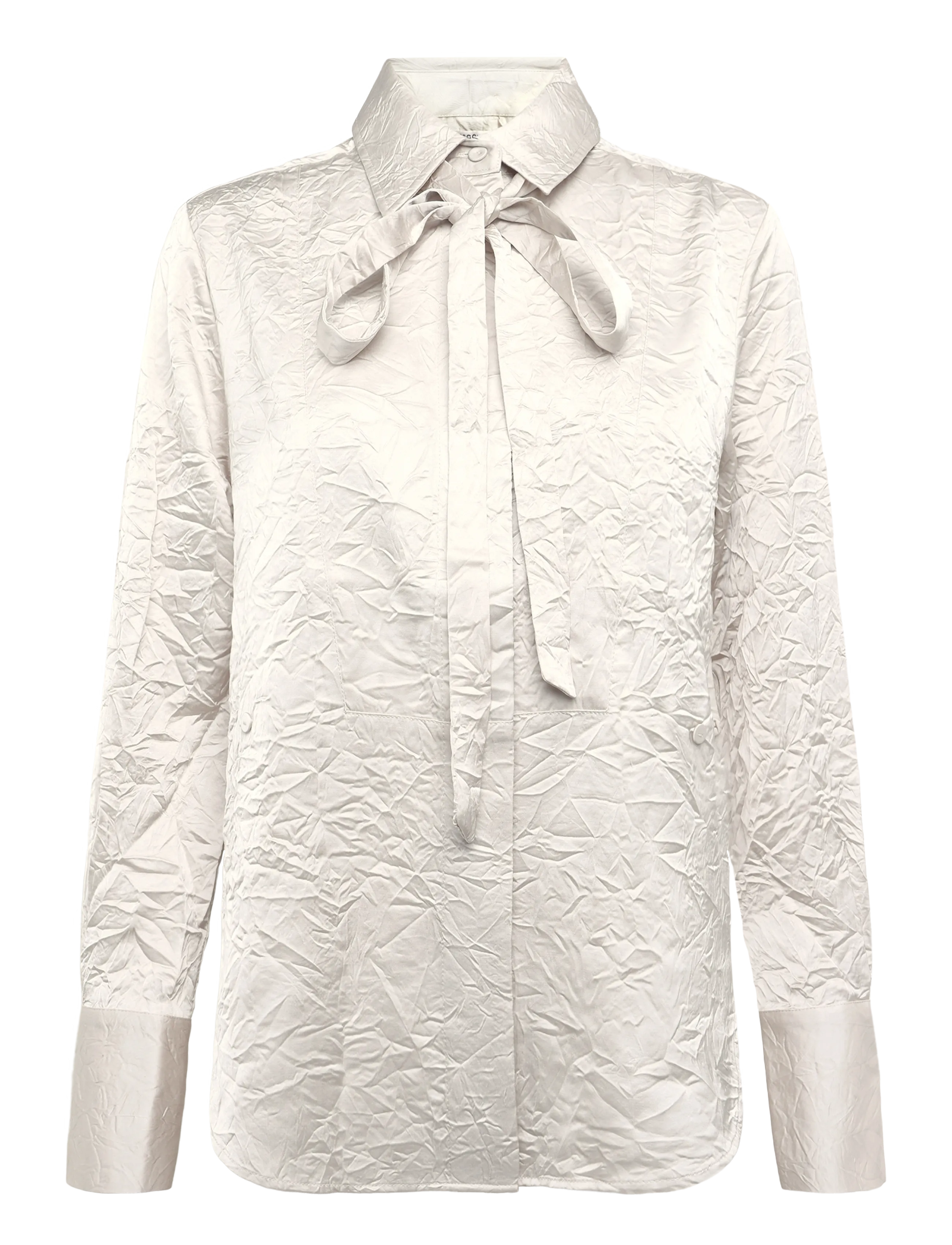 Second Female Elia Yoke Shirt - Hemden - JET STREAM / cream