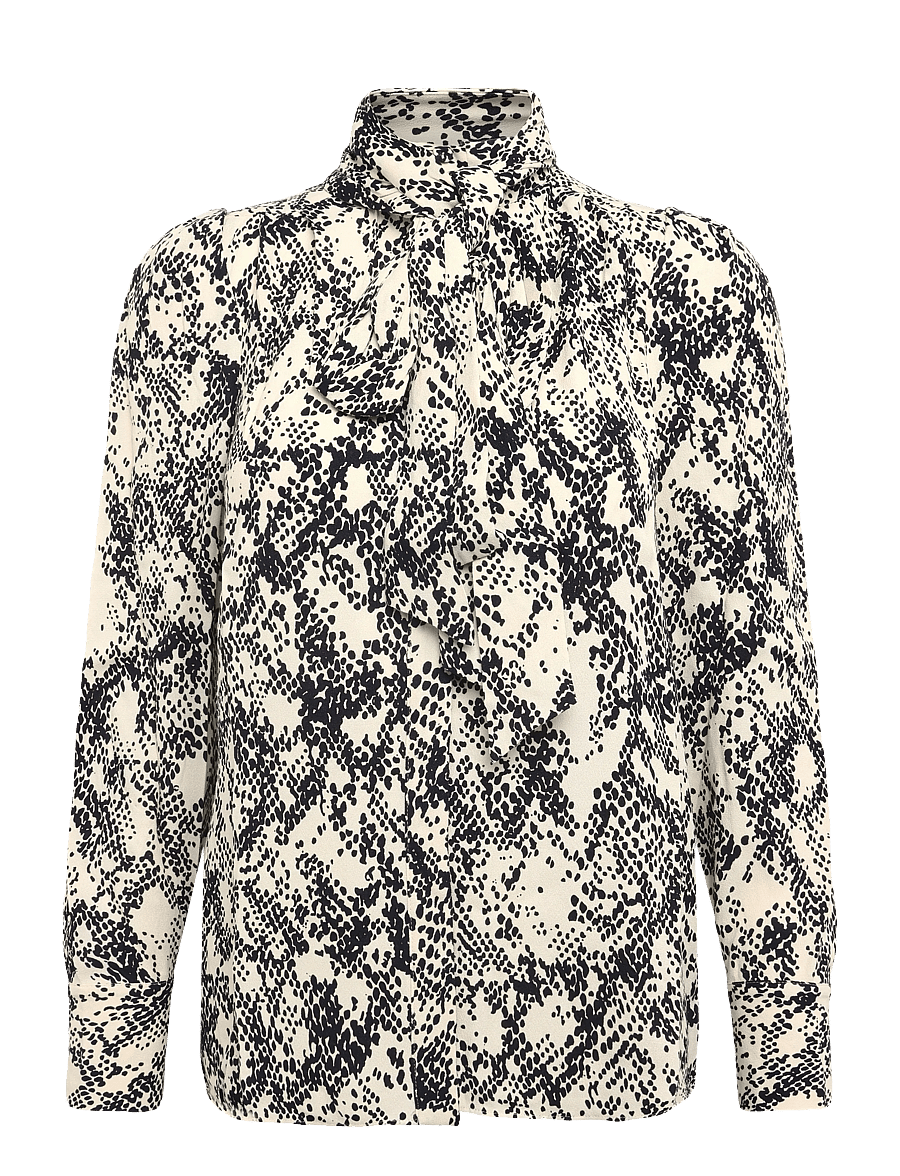 Second Female - Sneaky Shirt - långärmade blusar - black sand - 0