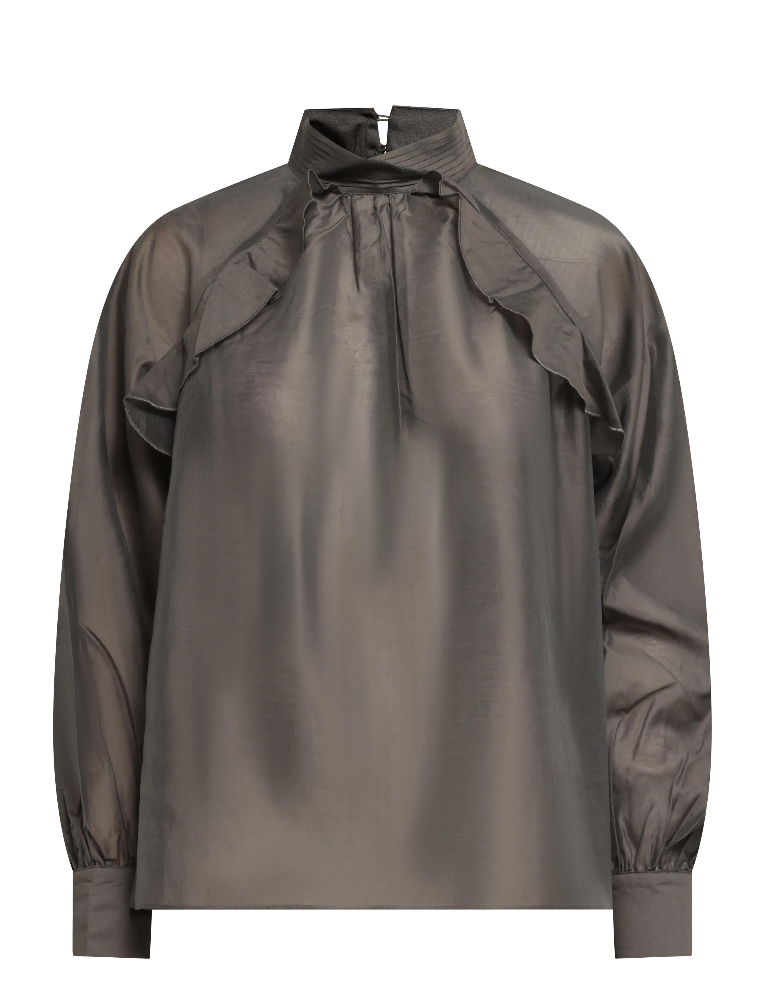 Second Female Kannika Blouse - Bluser & Skjorter - BELUGA / grey