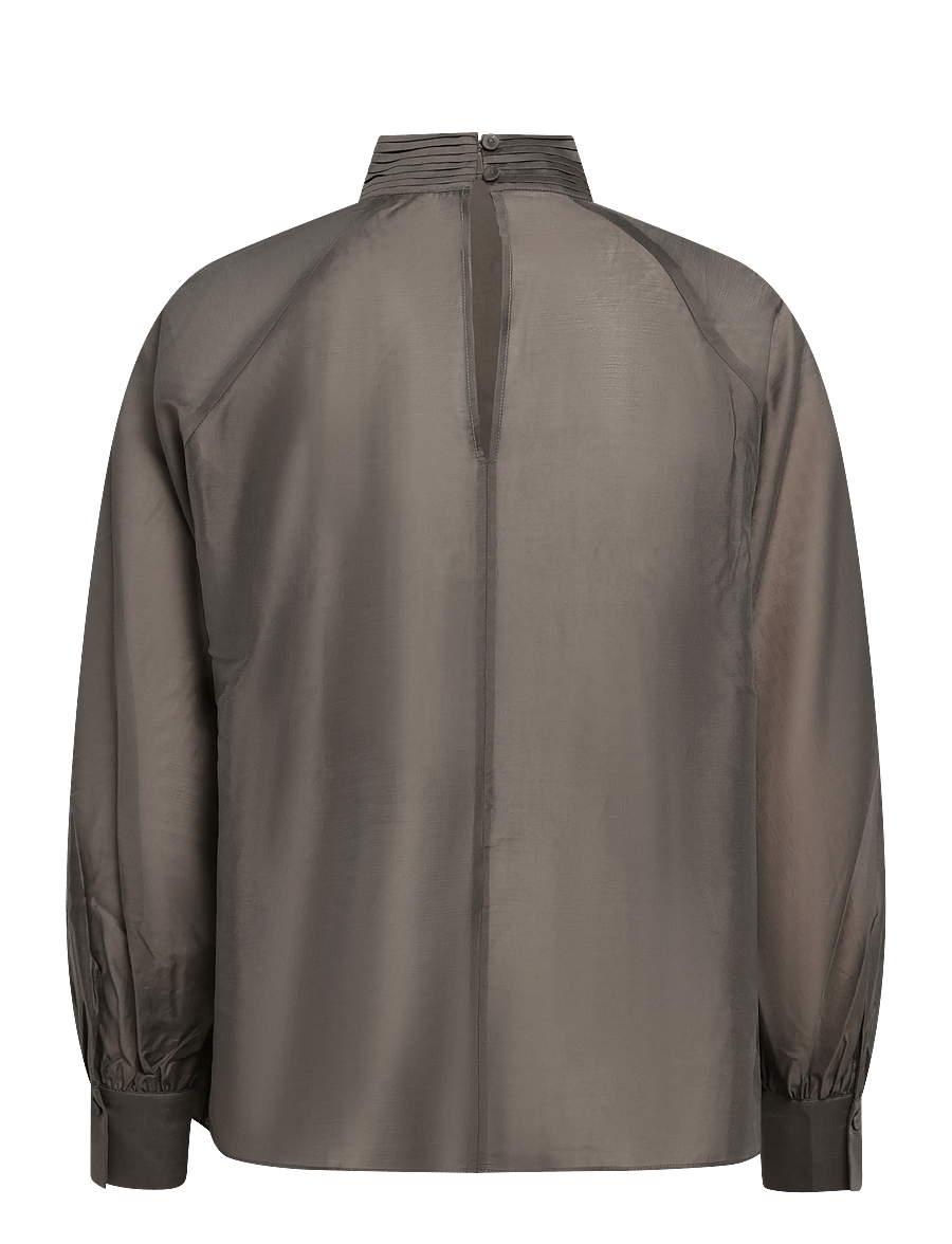 Second Female - Kannika Blouse - pikkade varrukatega pluusid - beluga - 1