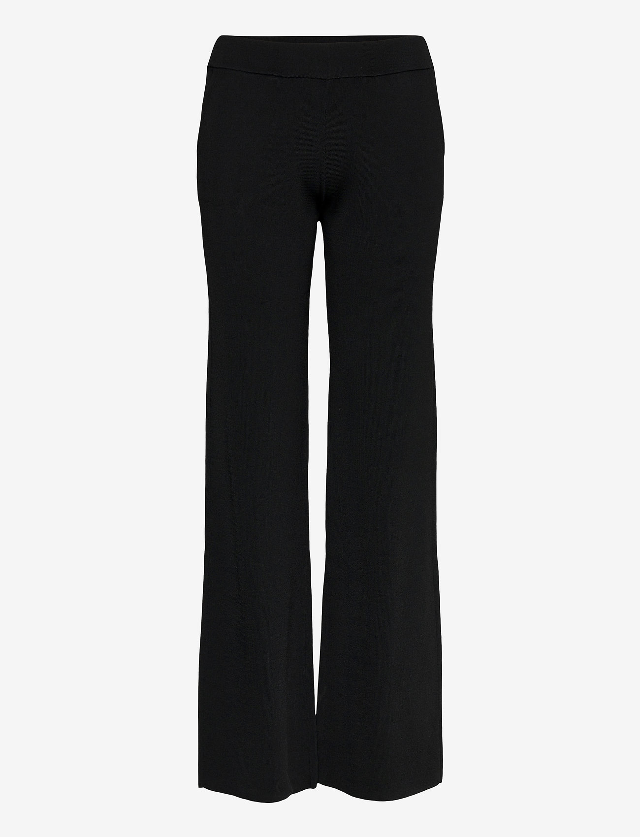 Second Female - Loose fitted, knitted trousers with an elasticated waistband - black - 0