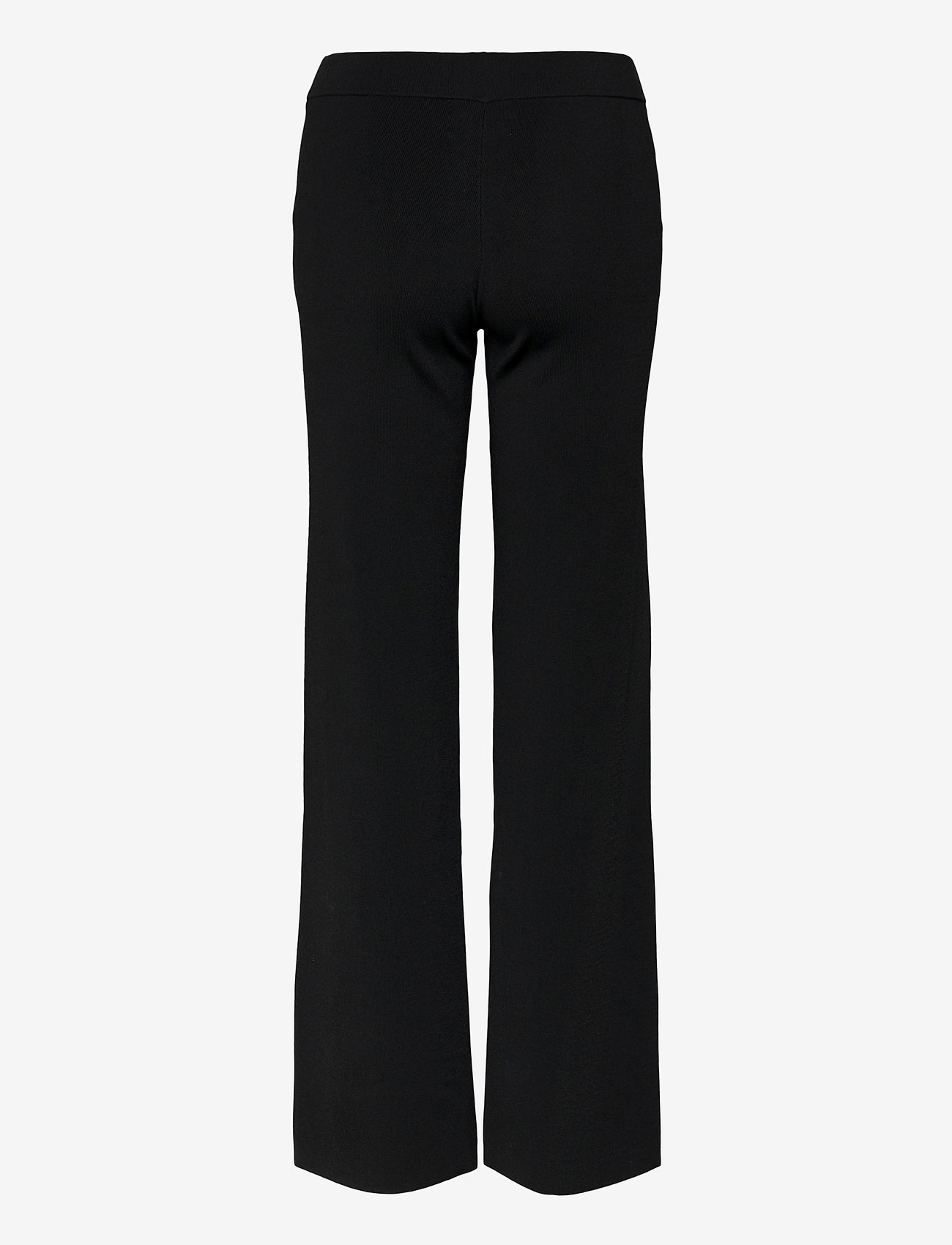 Second Female - Loose fitted, knitted trousers with an elasticated waistband - black - 1