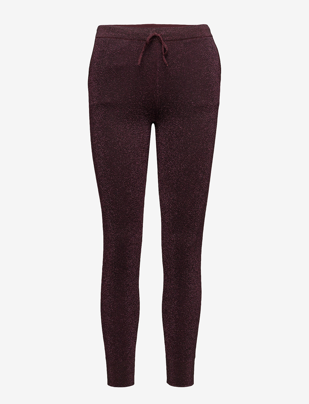 Second Female - Idal Knit Trousers - kitsa säärega püksid - port royale - 0