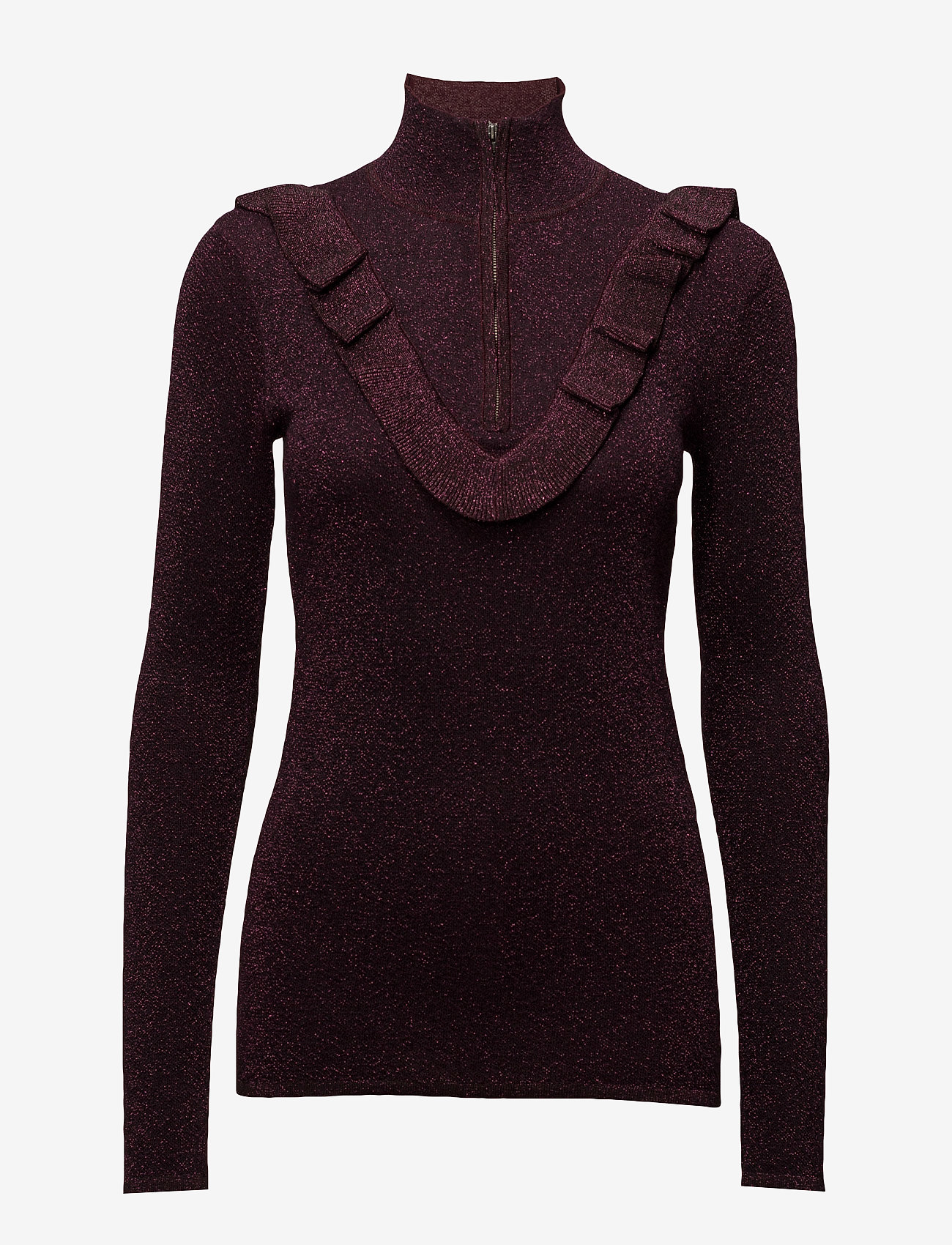 Second Female - Idal Knit T-neck - port royale - 0