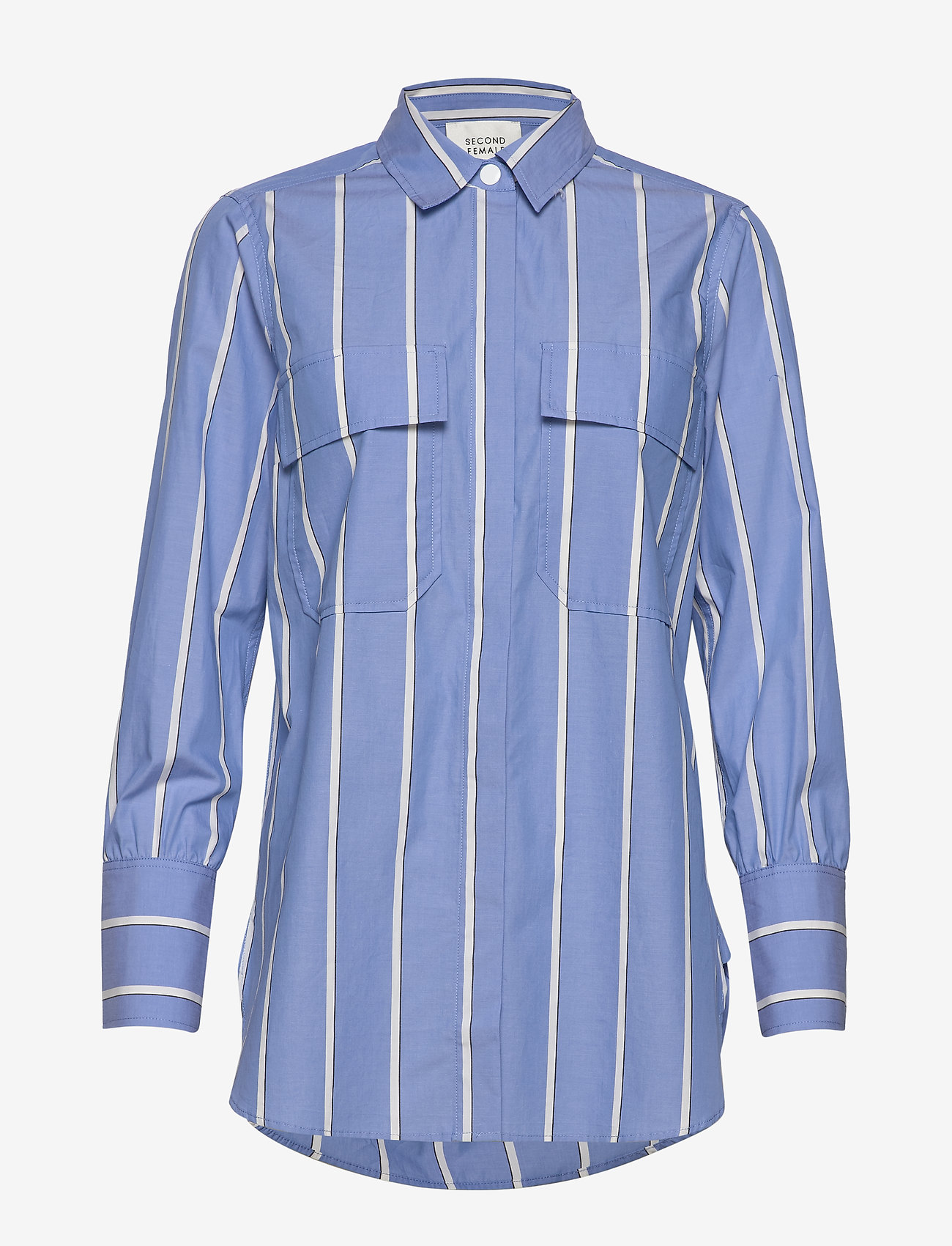 Second Female - Tona LS Shirt - chambray blue - 0