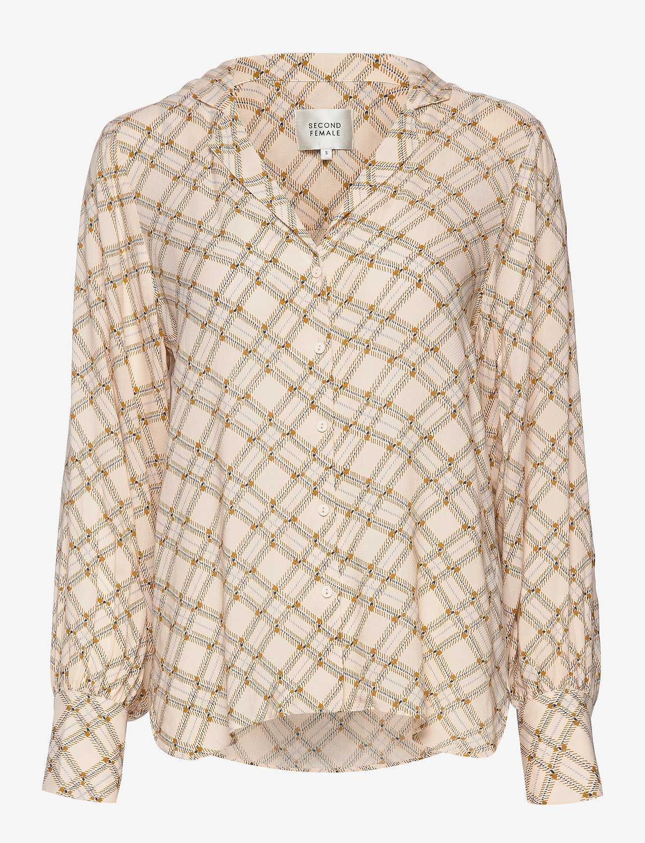 Katt LS Shirt - CREME DE PECHE