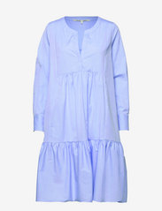 Second Female - Heaven LS Midi Dress - midiklänningar - brunnera blue - 0