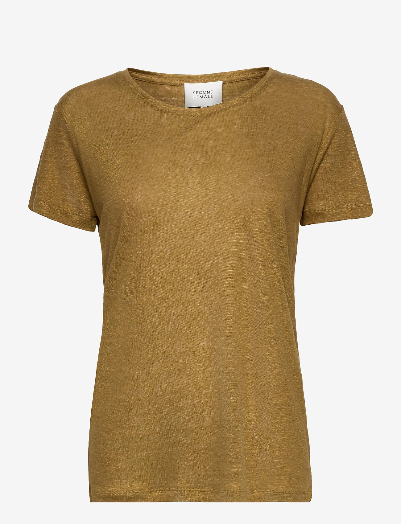 Second Female - Peony New O-Neck Tee - butternut - 0