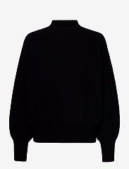Second Female - Octavia Knit T-Neck - swetry - black - 1