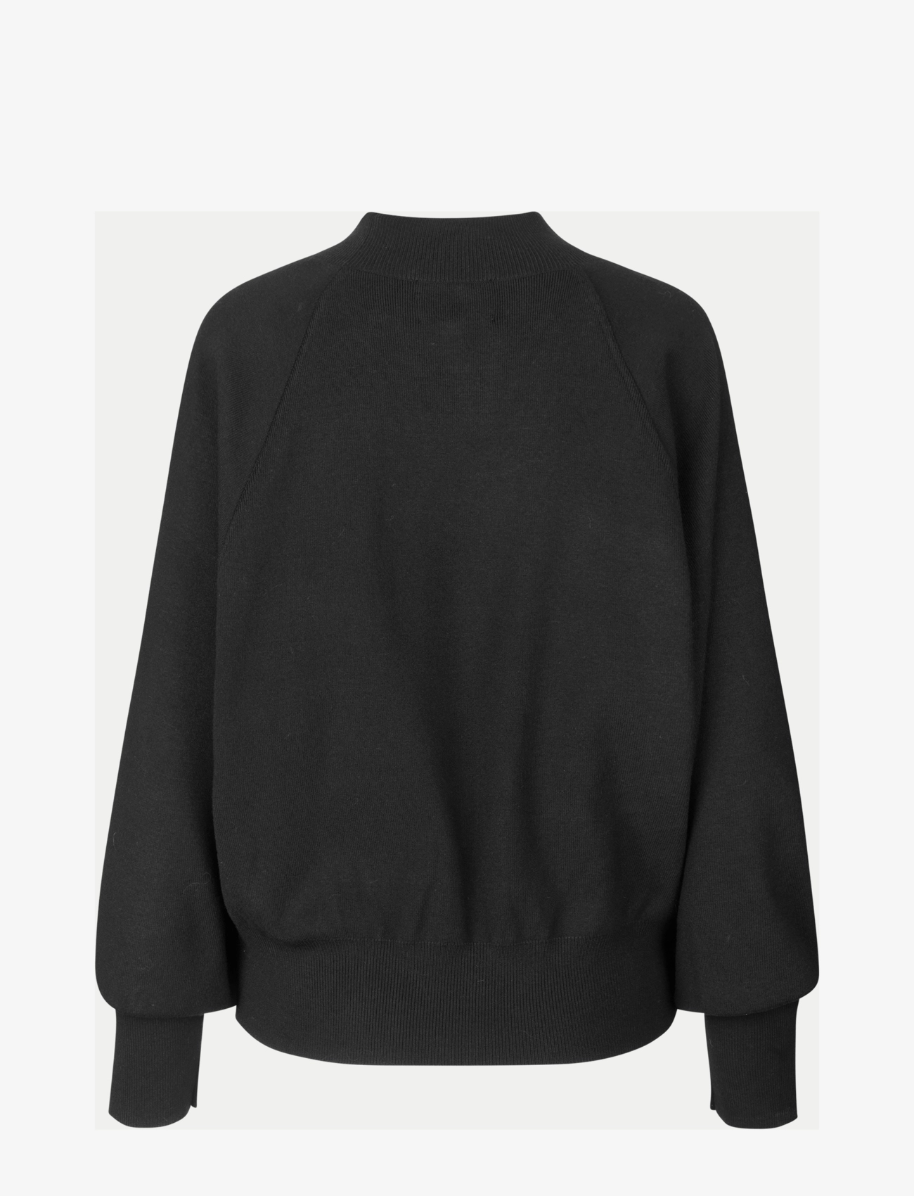 Second Female - Octavia Knit T-Neck - trøjer - black - 2
