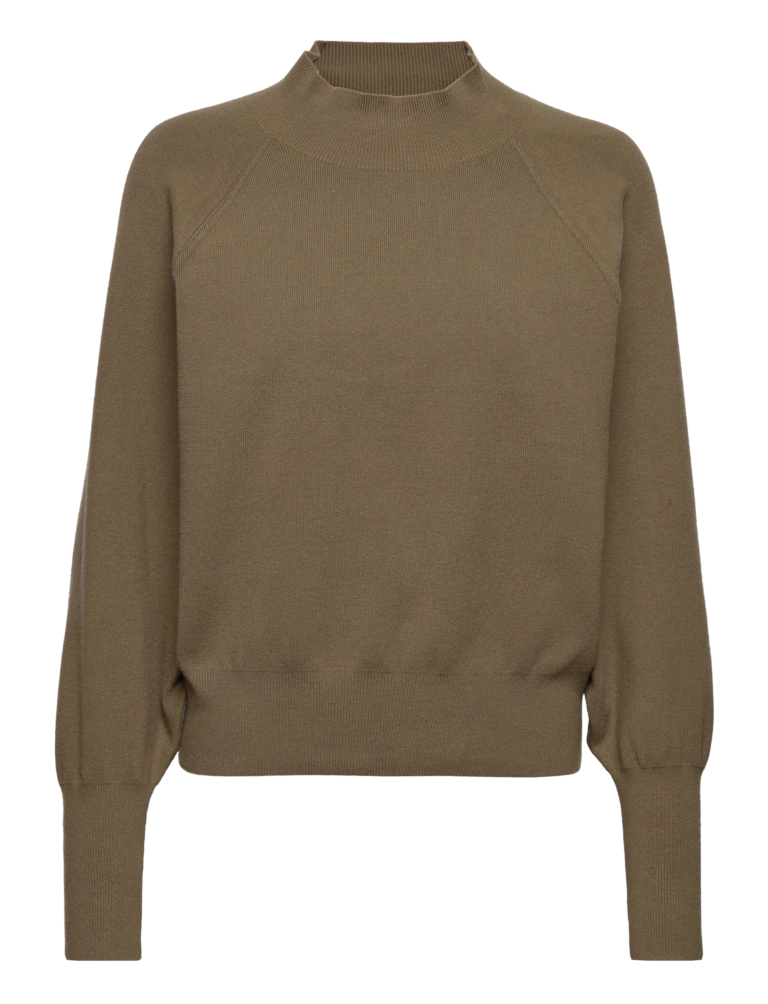 Second Female Octavia Knit T-Neck - Second Female - BURNT OLIVE / brown