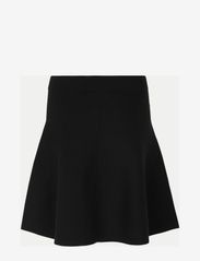 Second Female - Octavia Knit Skirt - korte nederdele - black - 1