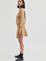Second Female - Octavia Knit Skirt - short skirts - new tobacco brown - 4